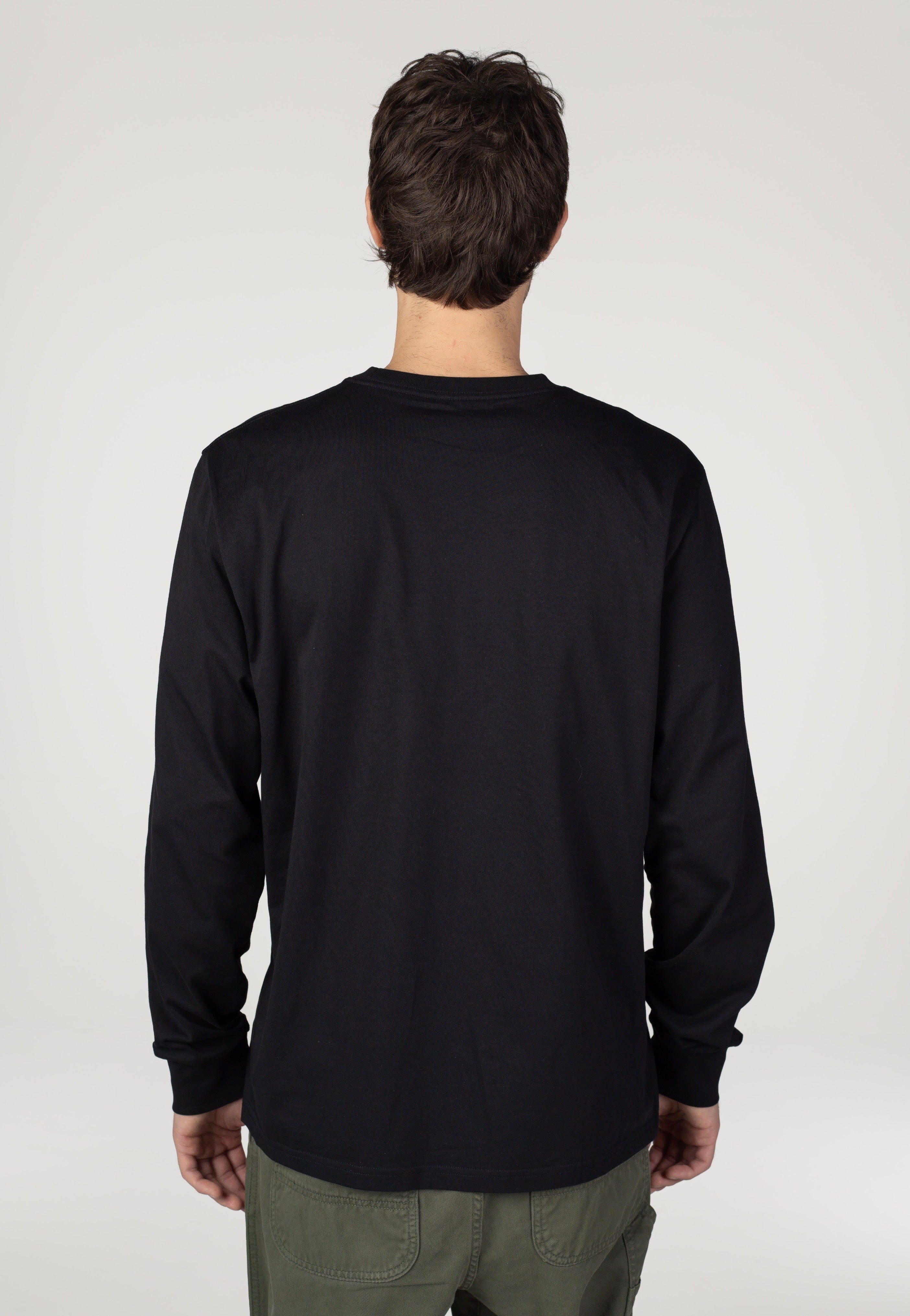 Carhartt WIP - Base Black/White - Longsleeve | Men-Image