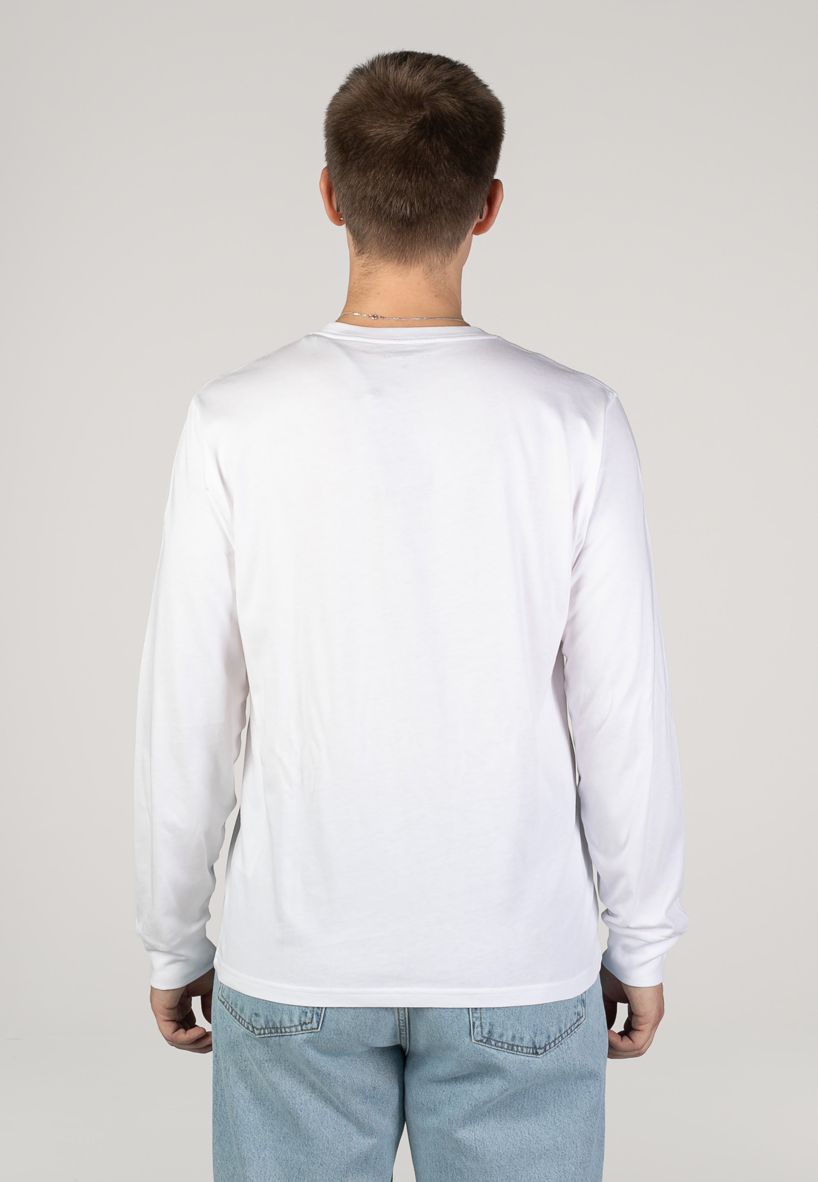 Carhartt WIP - Base White/Black - Longsleeve | Men-Image