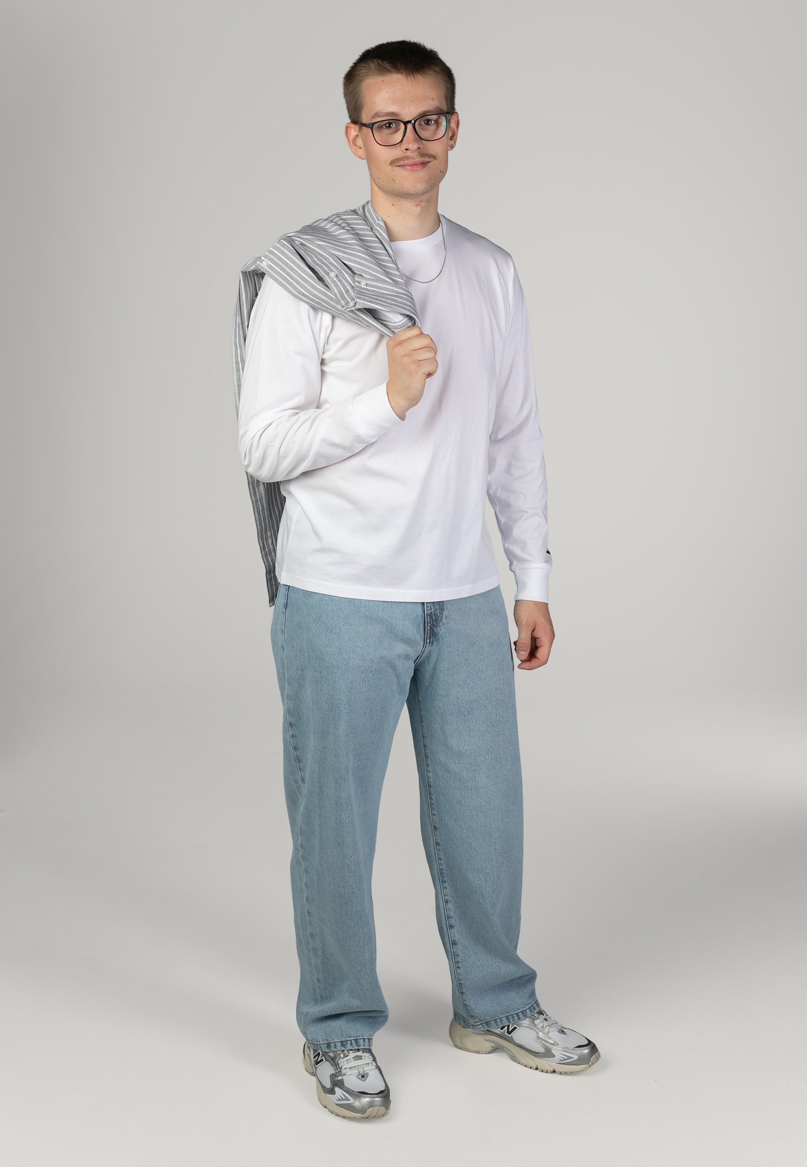 Carhartt WIP - Base White/Black - Longsleeve | Men-Image