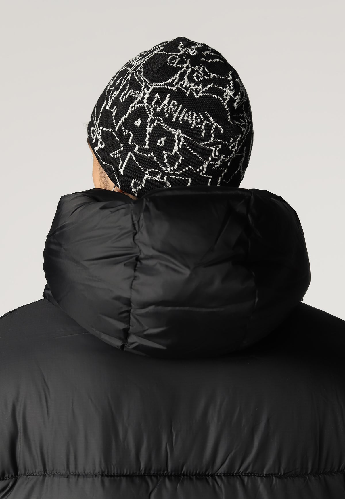 Carhartt WIP Blinkerfluid Black/Wax Beanie | Neutral-Image