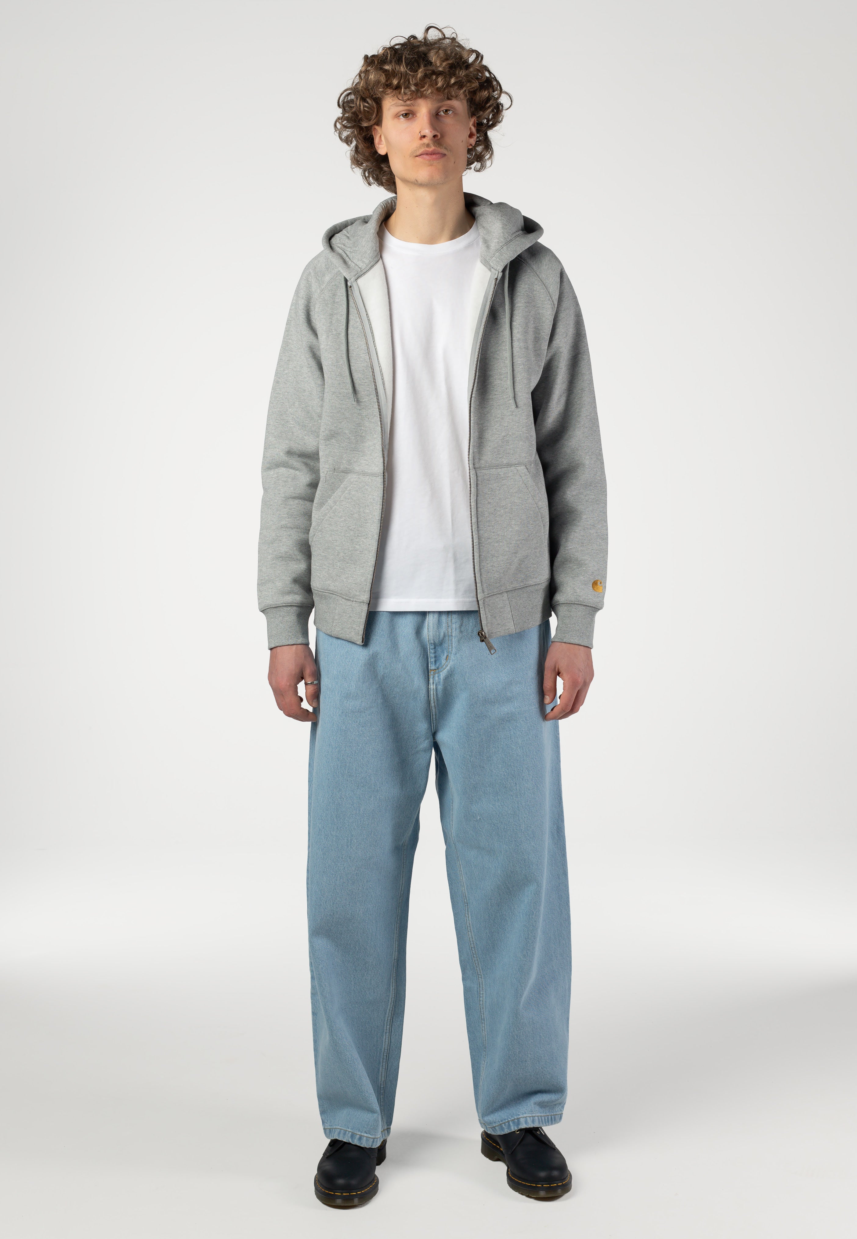 Carhartt WIP - Brandon Heavy Stone Bleached Blue - Jeans | Men-Image