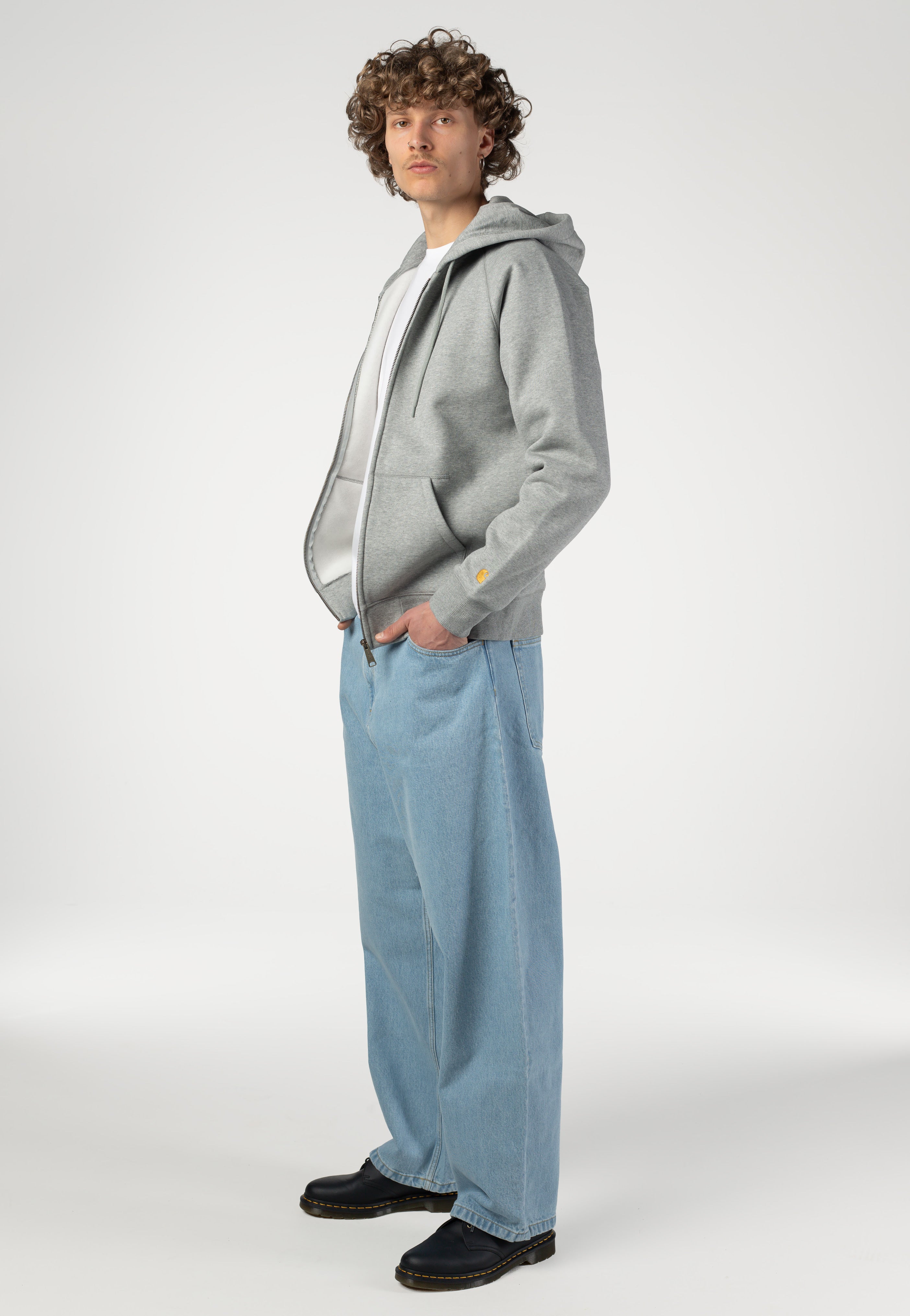 Carhartt WIP - Brandon Heavy Stone Bleached Blue - Jeans | Men-Image