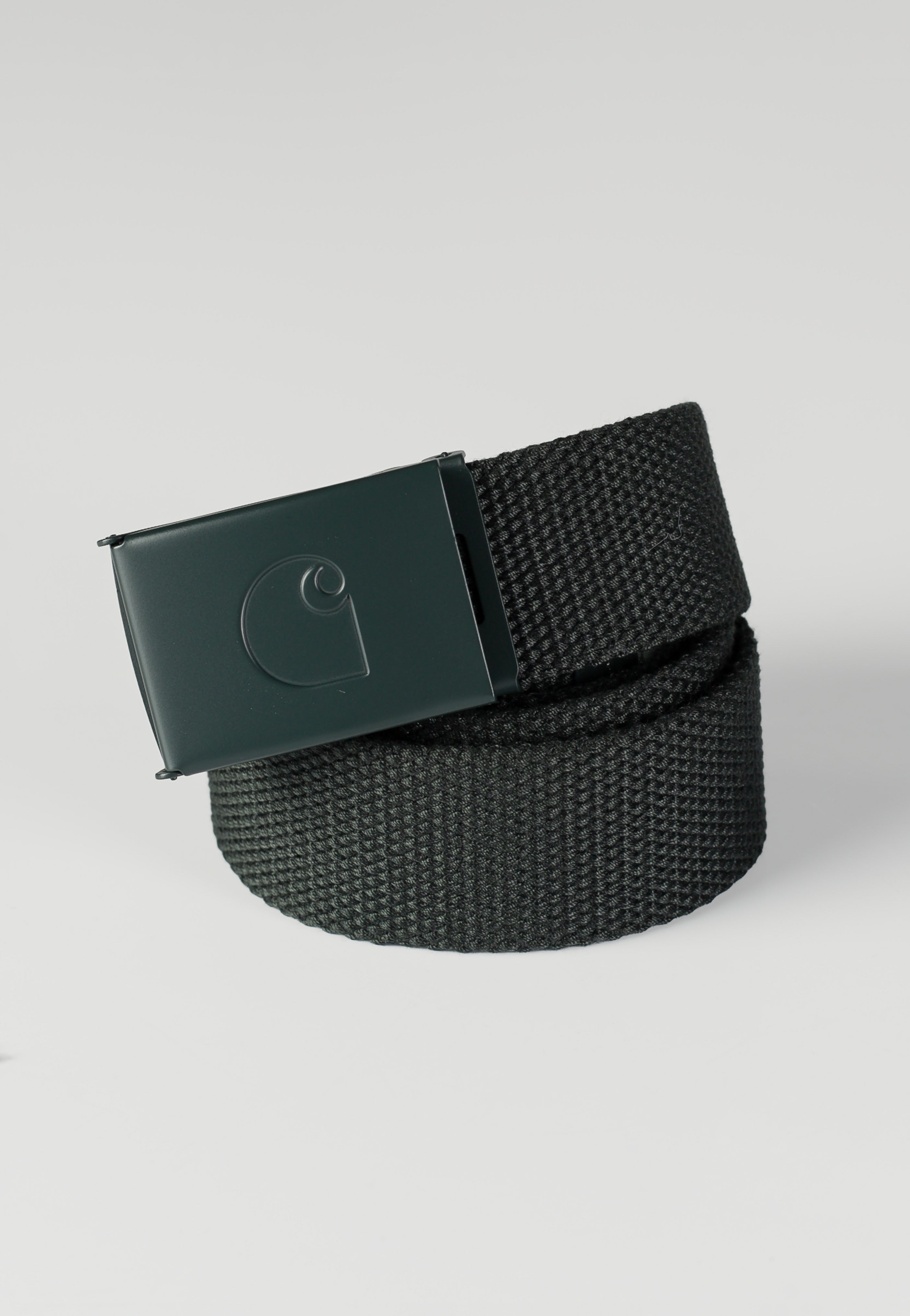 Carhartt WIP - C-Logo Tonal Raven/White - Belt | Neutral-Image
