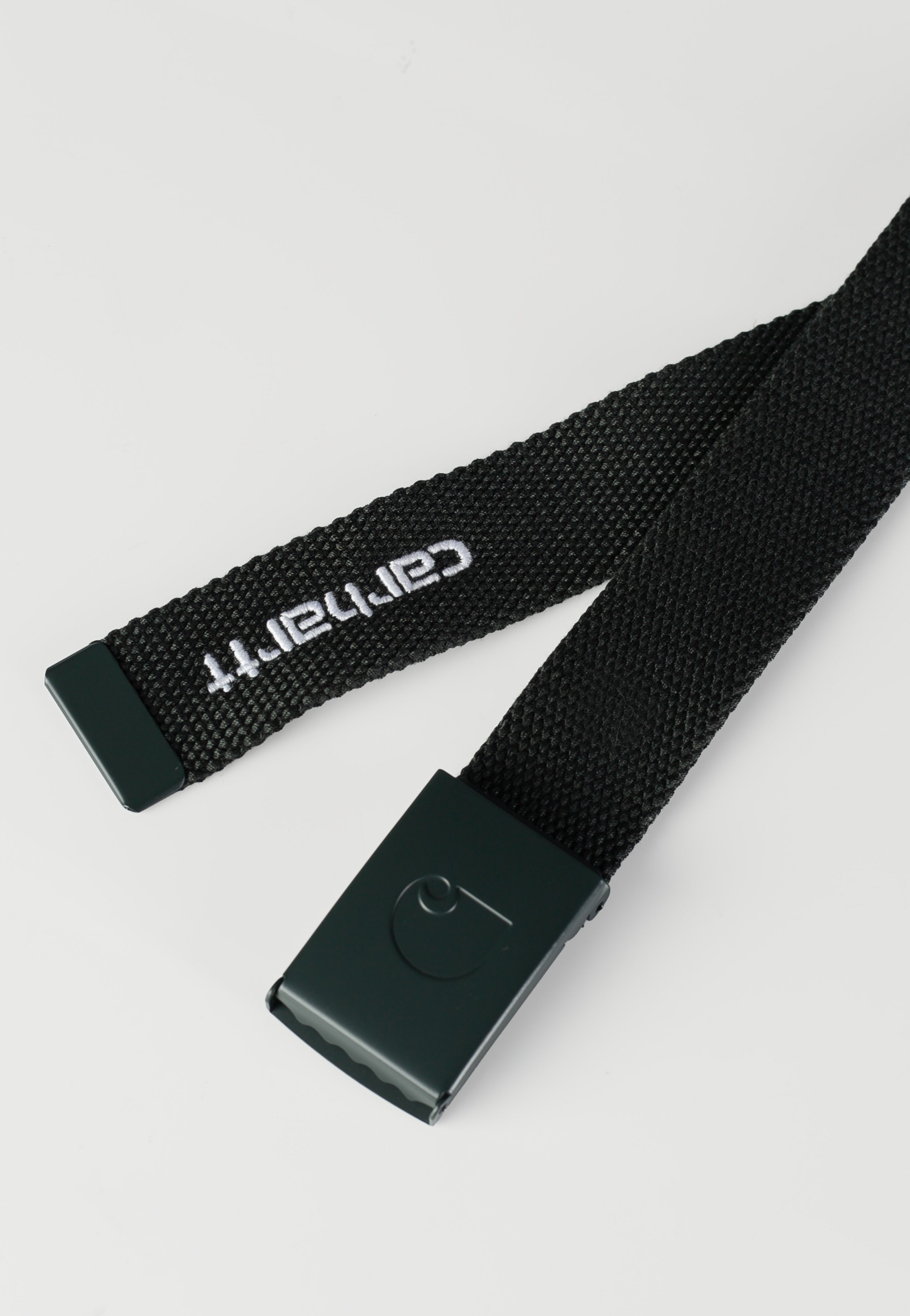 Carhartt WIP - C-Logo Tonal Raven/White - Belt | Neutral-Image