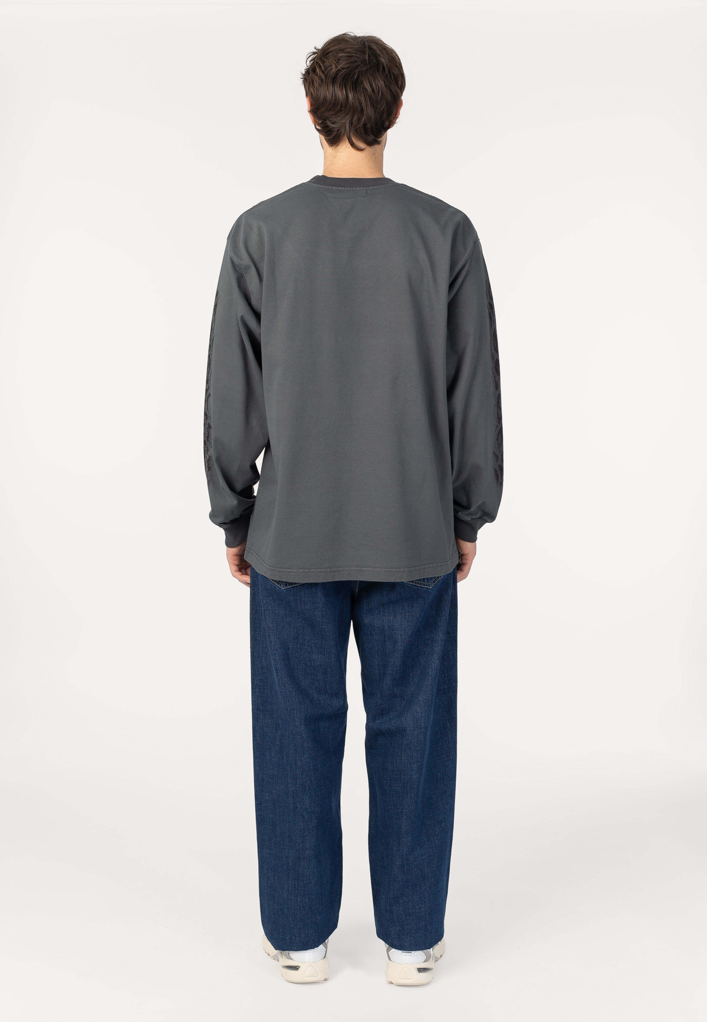 Carhartt WIP - Camo Snake Garment Dyed Black - Longsleeve | Men-Image