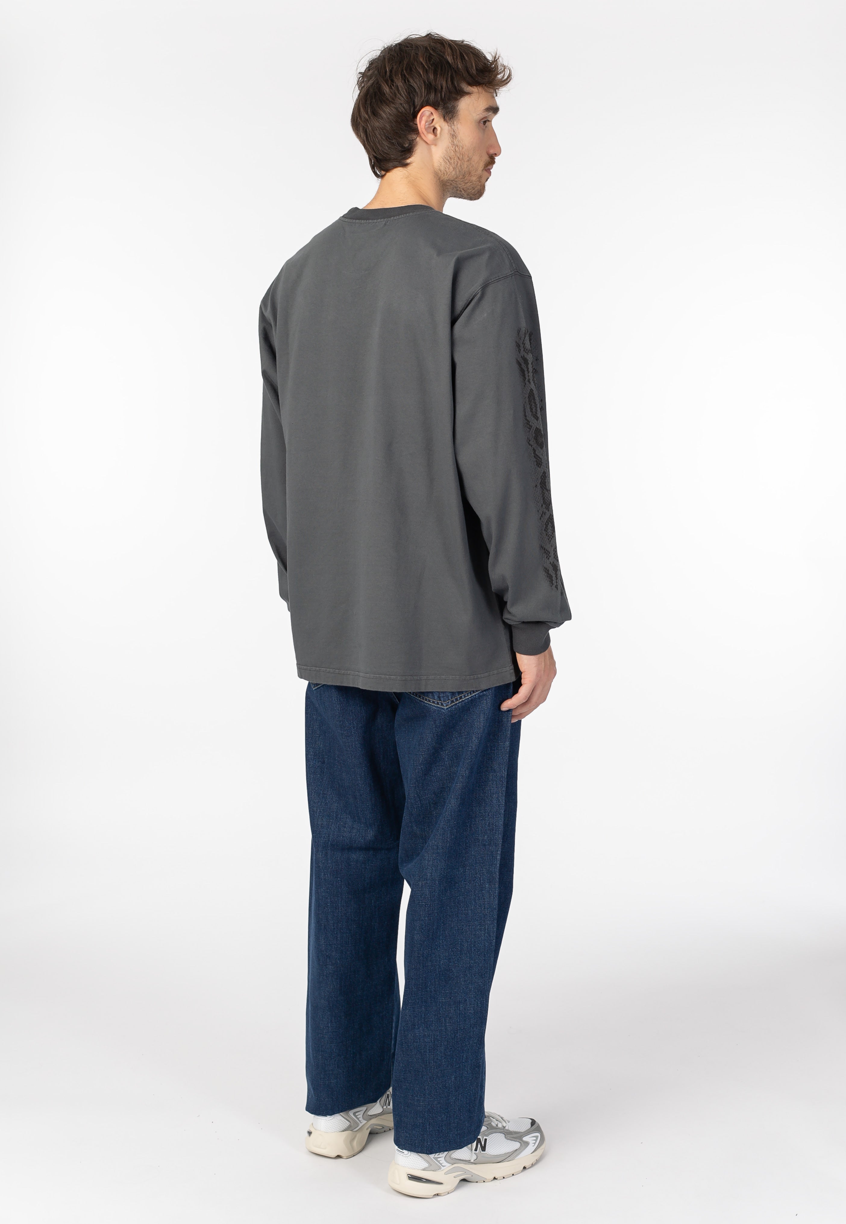 Carhartt WIP - Camo Snake Garment Dyed Black - Longsleeve | Men-Image