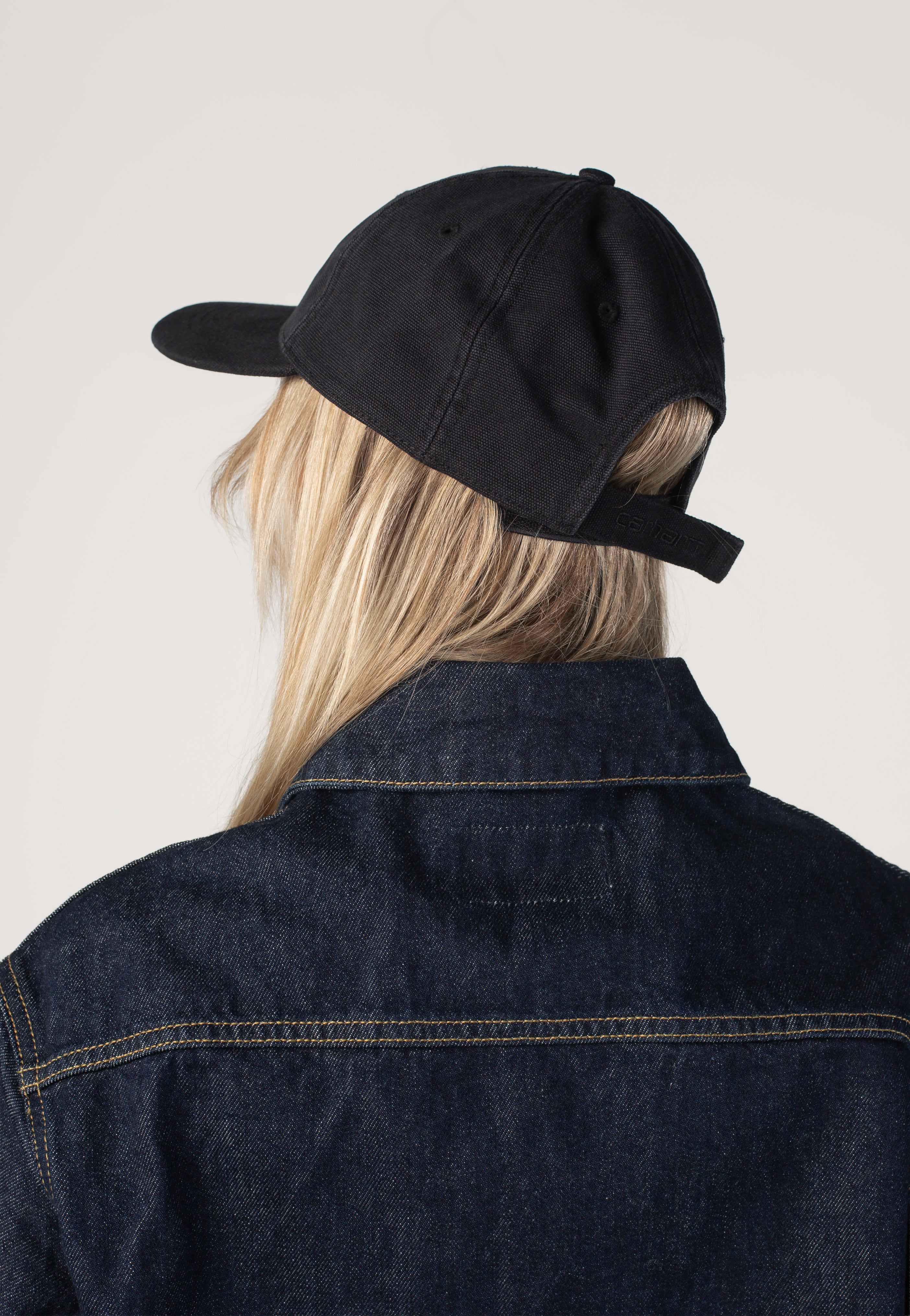 Carhartt WIP - Canvas Stone Washed Black - Cap | Neutral-Image