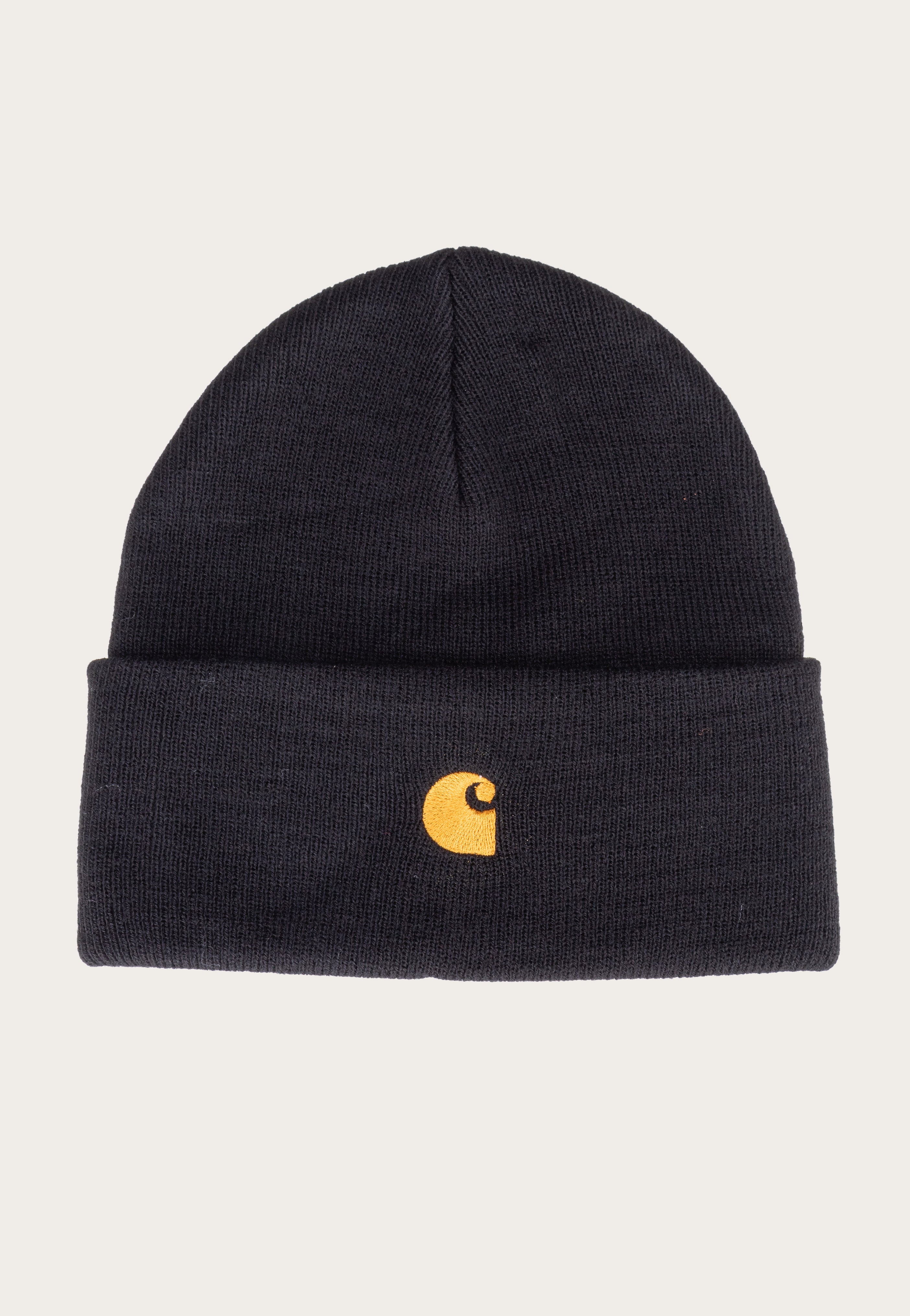 Carhartt WIP - Chase Black/Gold - Beanie | Neutral-Image