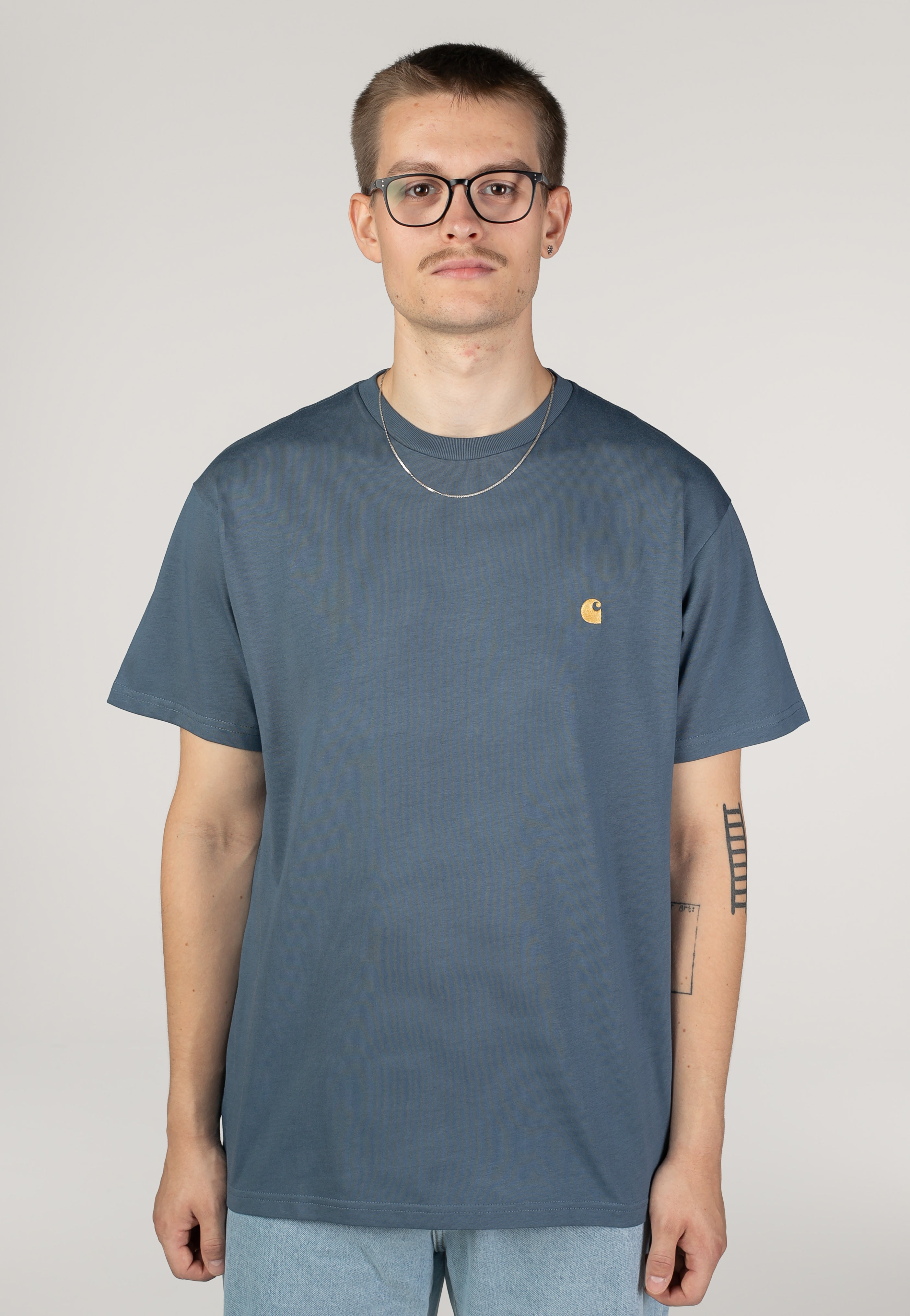 Carhartt WIP - Chase Icesheet/Gold - T-Shirt | Men-Image