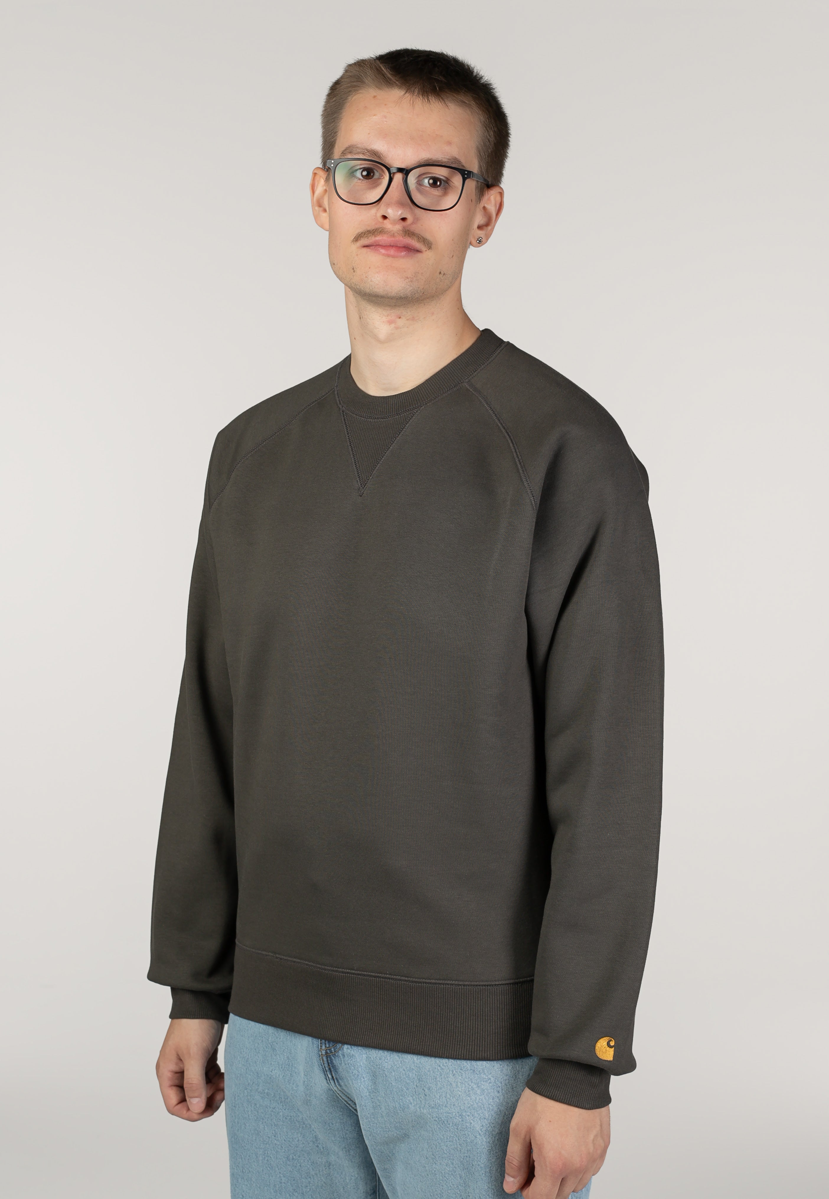 Carhartt WIP - Chase Shungite/Gold - Sweater | Men-Image