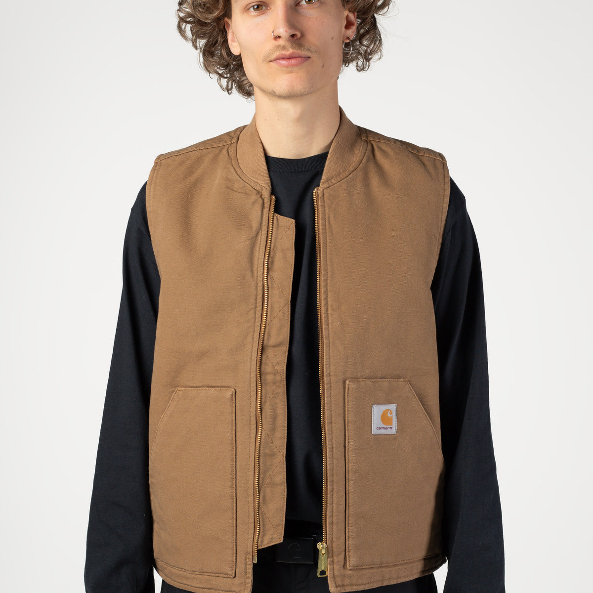 Carhartt WIP - Classic Rinsed Hamilton Brown - Vest | Impericon