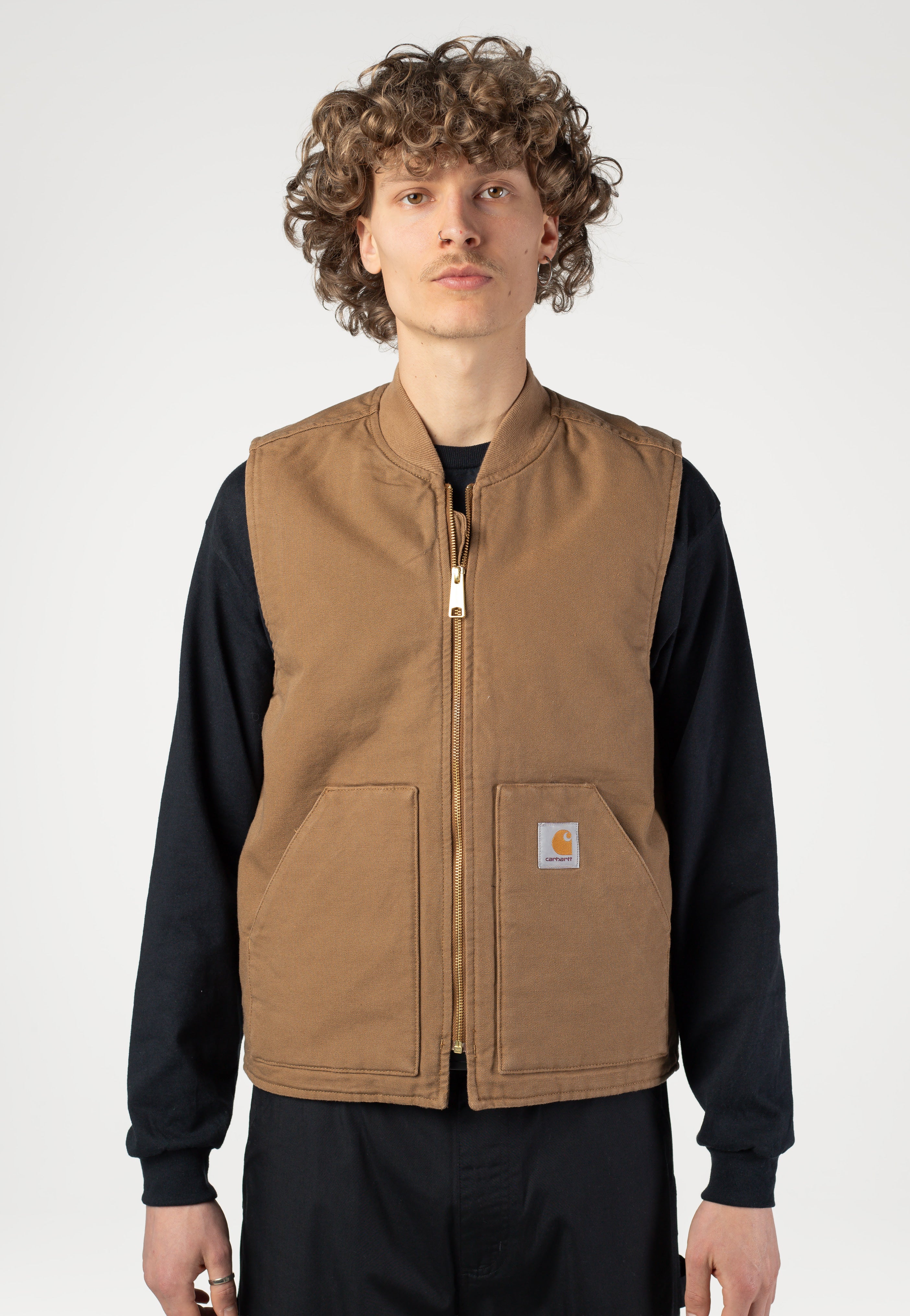 carhartt classic vest 美品 Carhartt WIP - Classic Rinsed Hamilton Brown - Vest | Impericon
