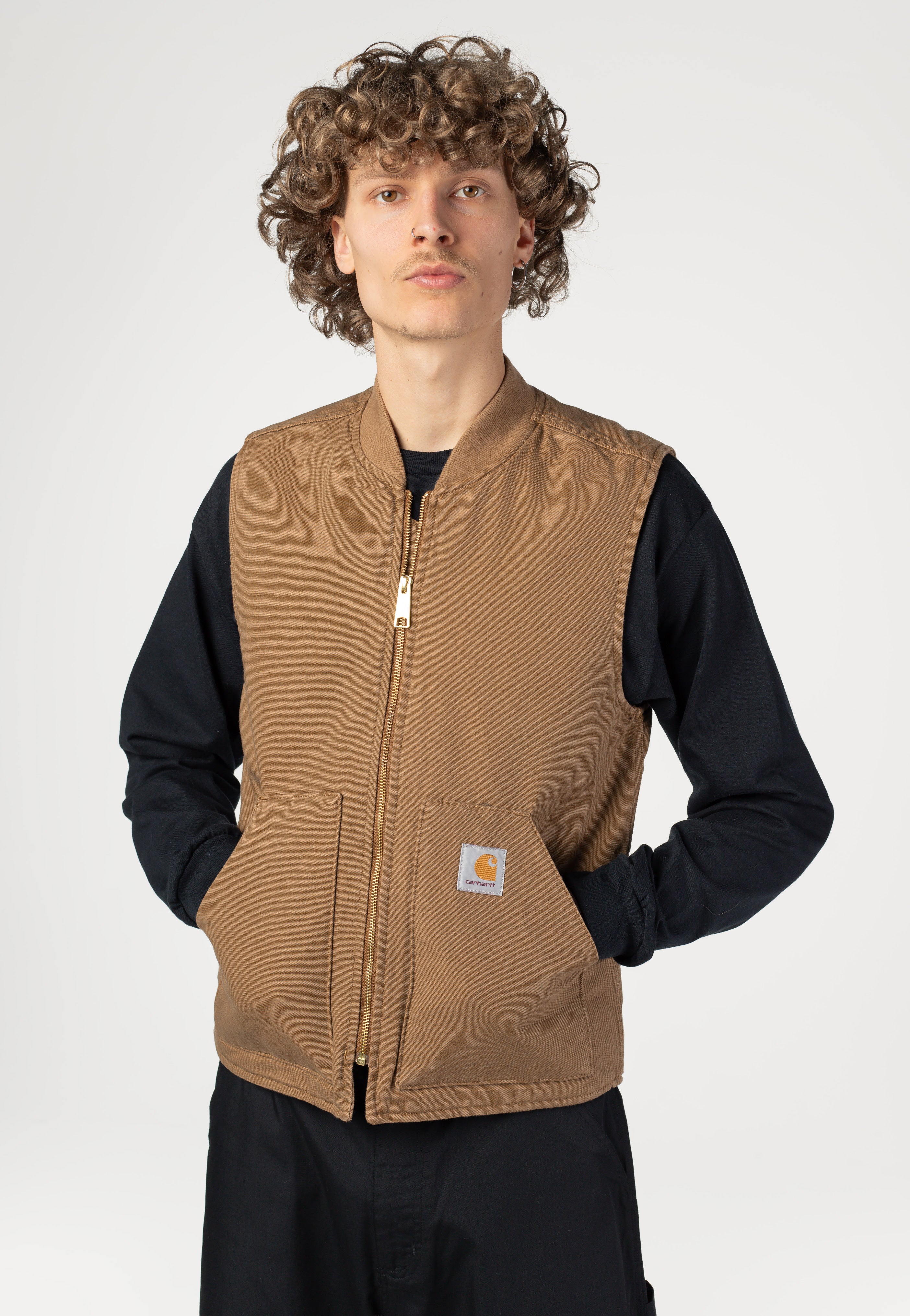 Carhartt WIP - Classic Rinsed Hamilton Brown - Bodywarmer | Impericon