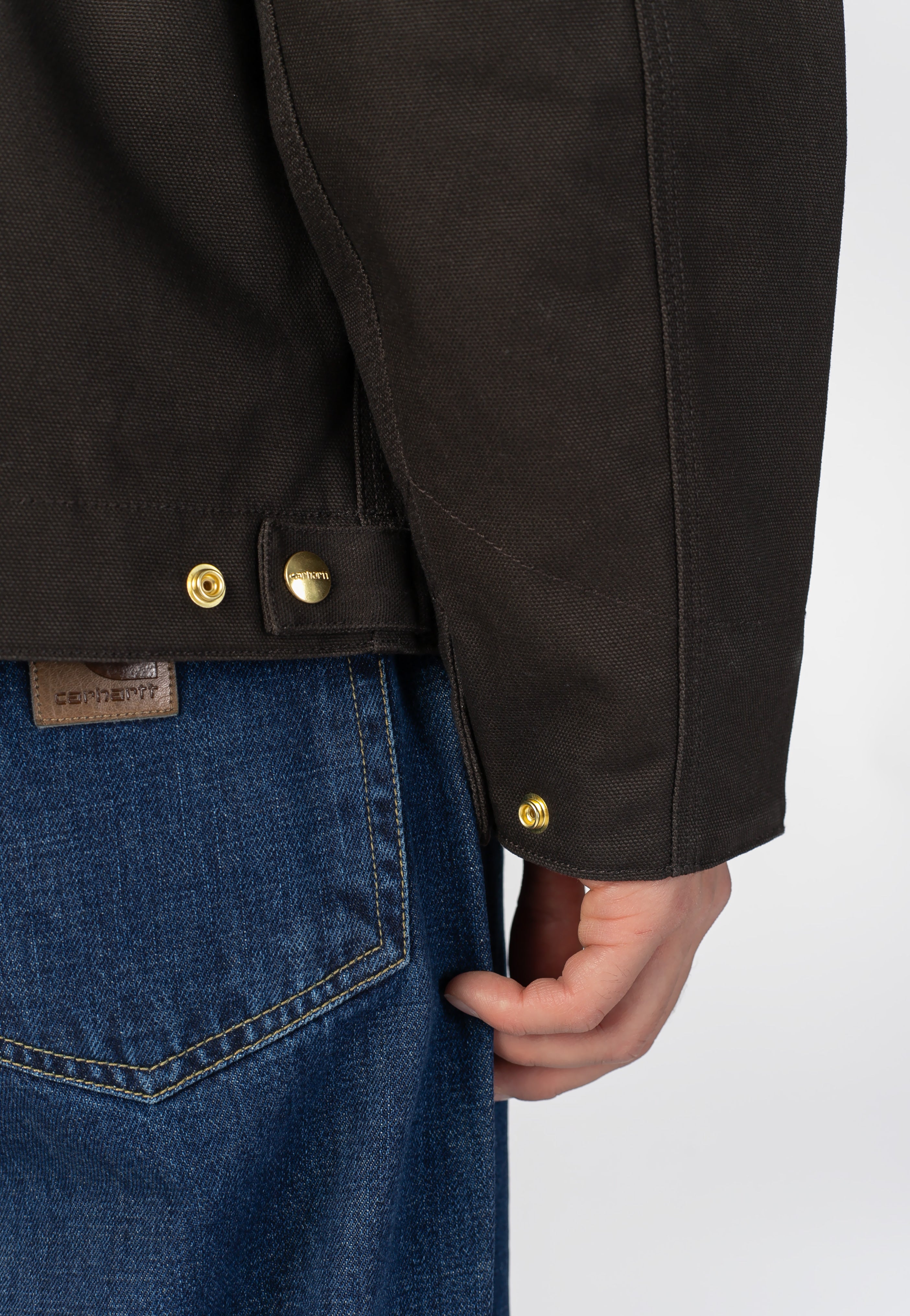 Carhartt WIP - Detroit Rigid Tobacco/Black - Jacket | Men-Image