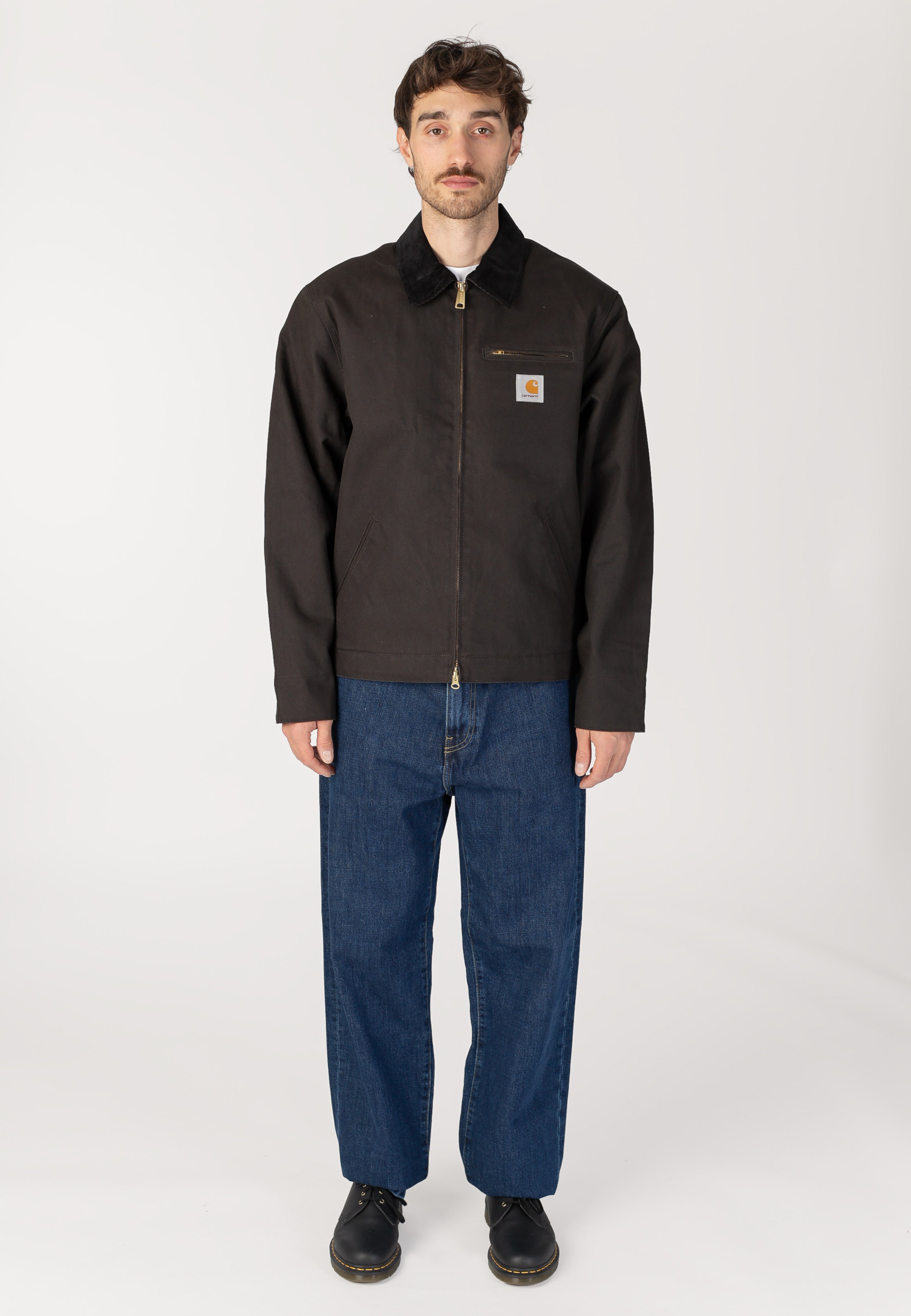 Carhartt WIP - Detroit Rigid Tobacco/Black - Jacket | Men-Image