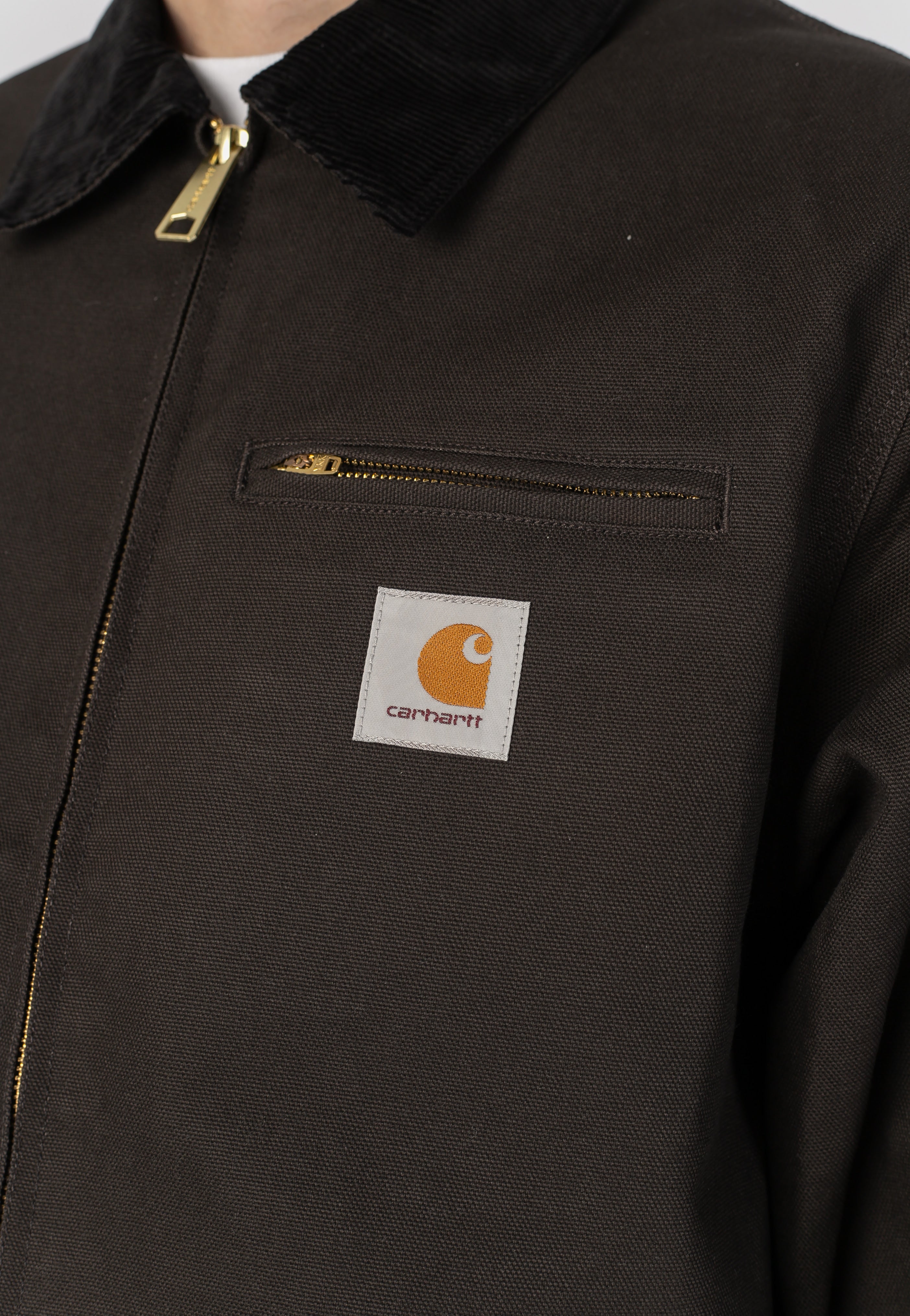 Carhartt WIP - Detroit Rigid Tobacco/Black - Jacket | Men-Image