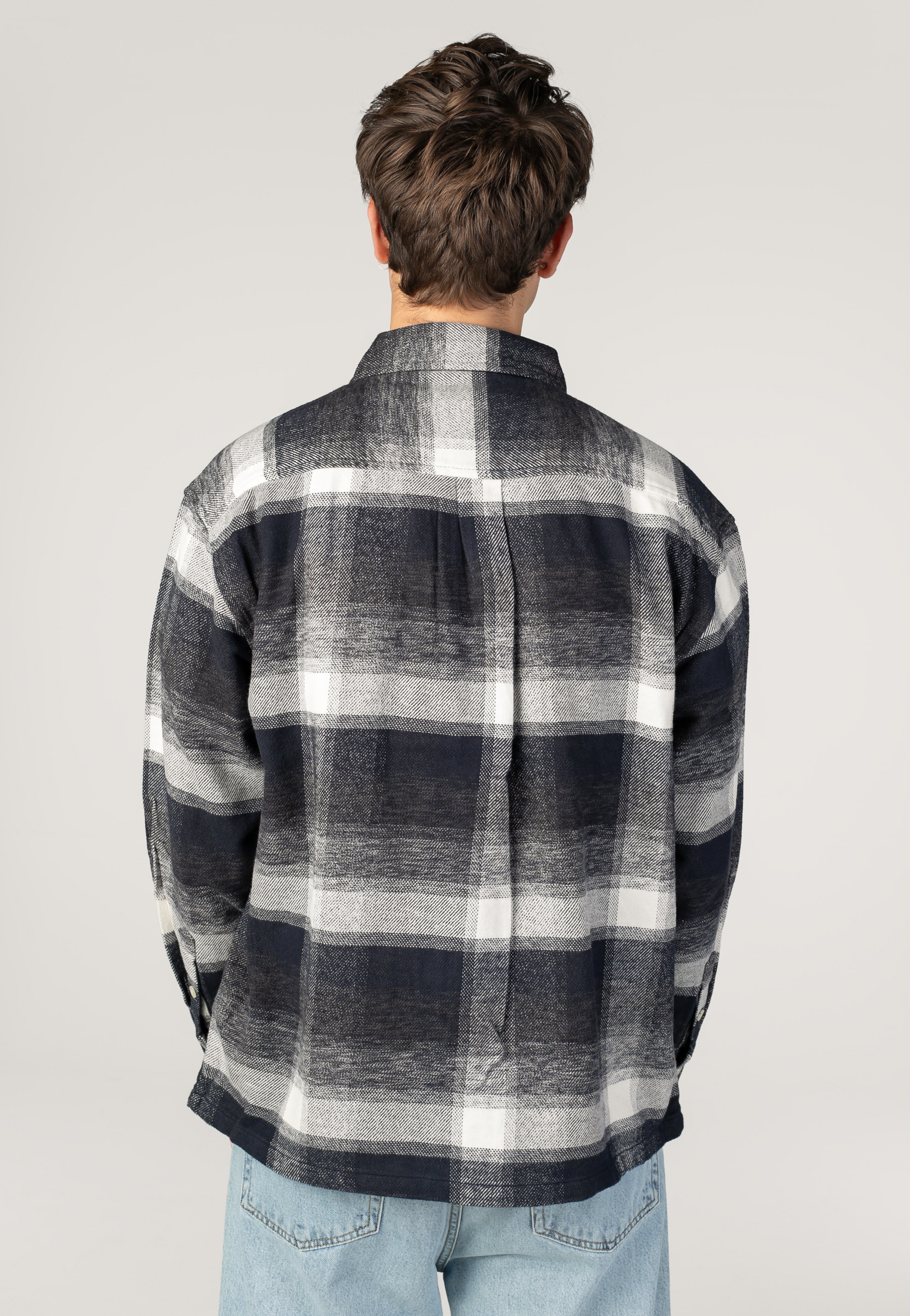 Carhartt WIP Esterson Check/Dark Navy Shirt | Men-Image