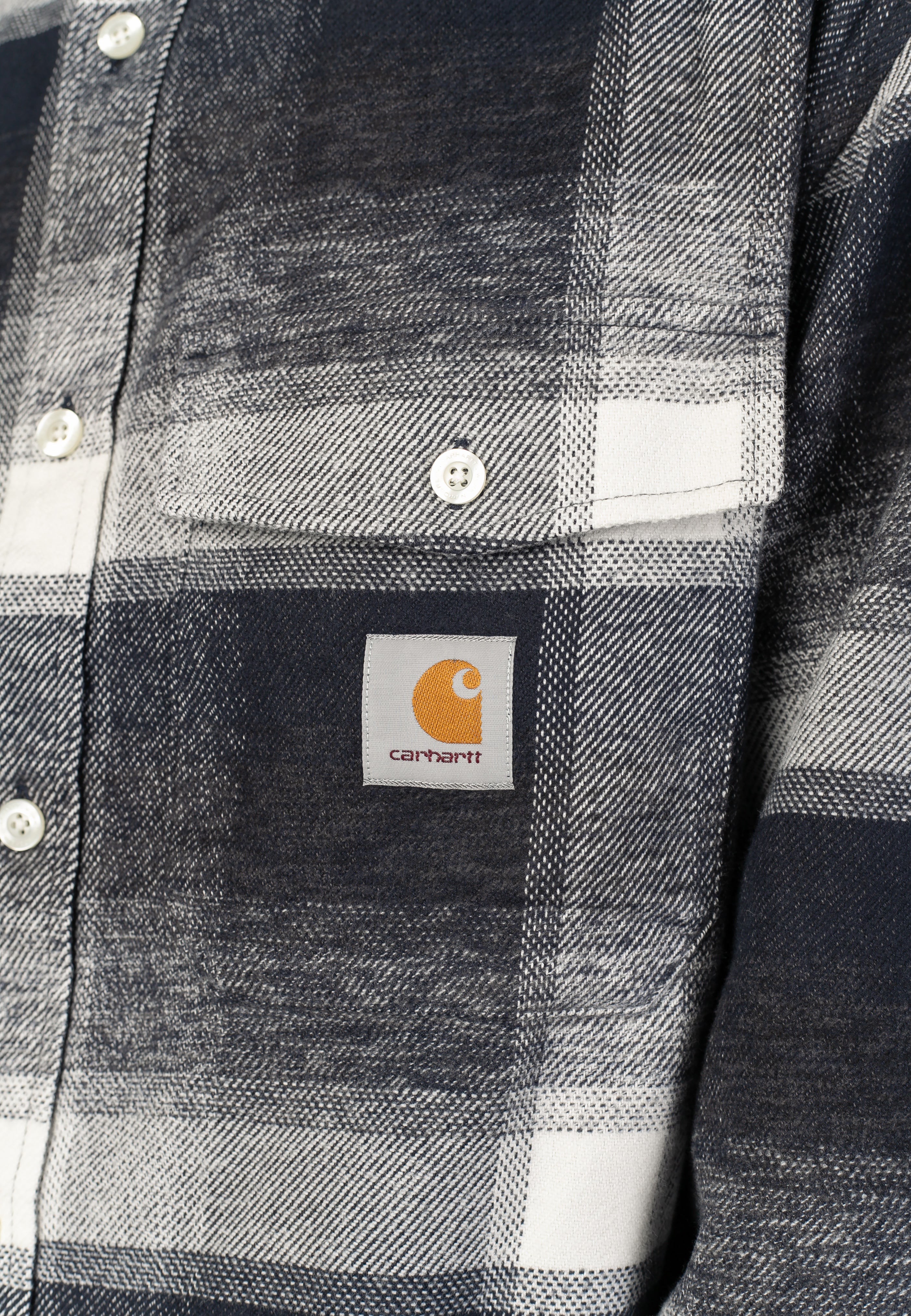 Carhartt WIP Esterson Check/Dark Navy Shirt | Men-Image