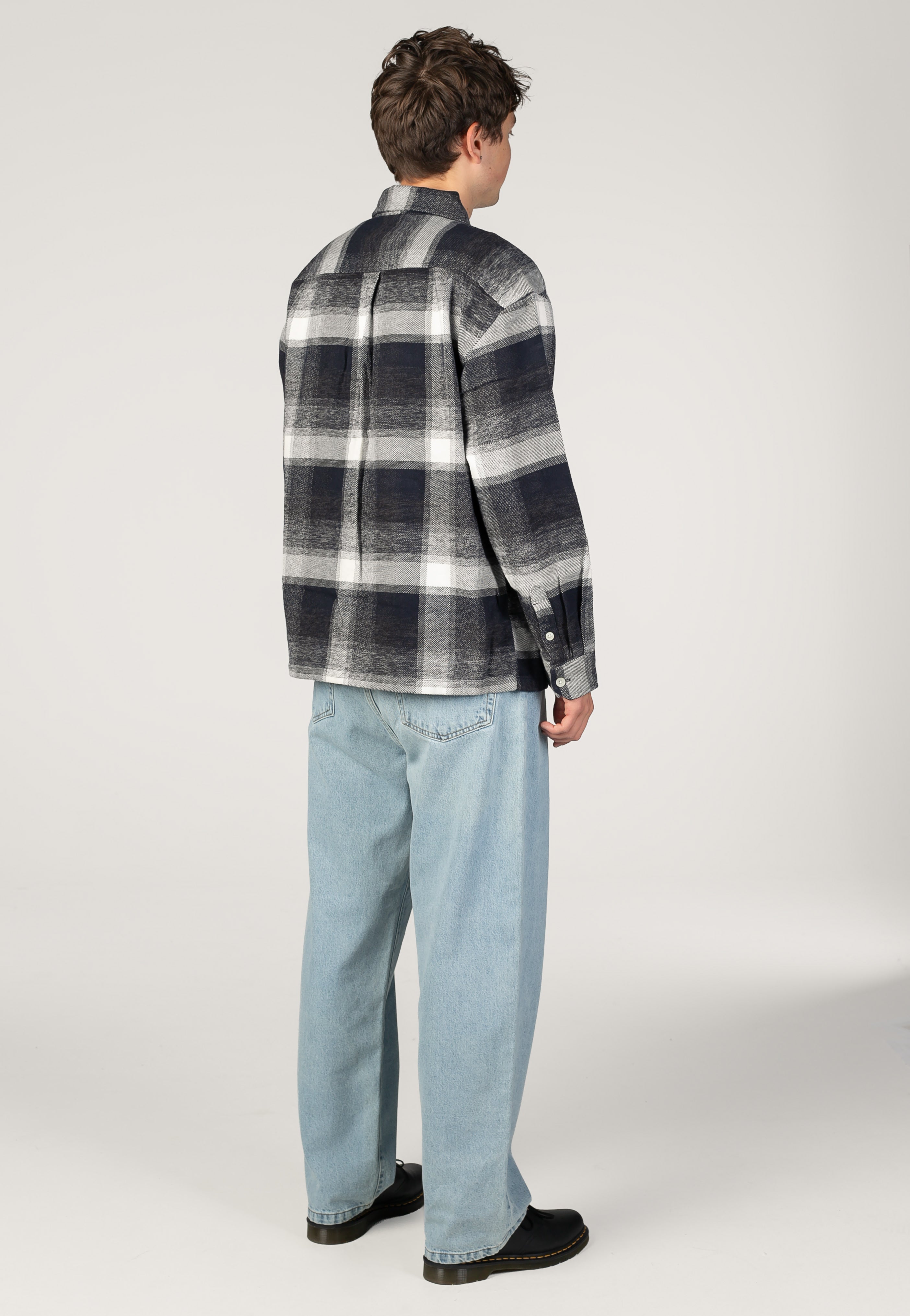 Carhartt WIP Esterson Check/Dark Navy Shirt | Men-Image