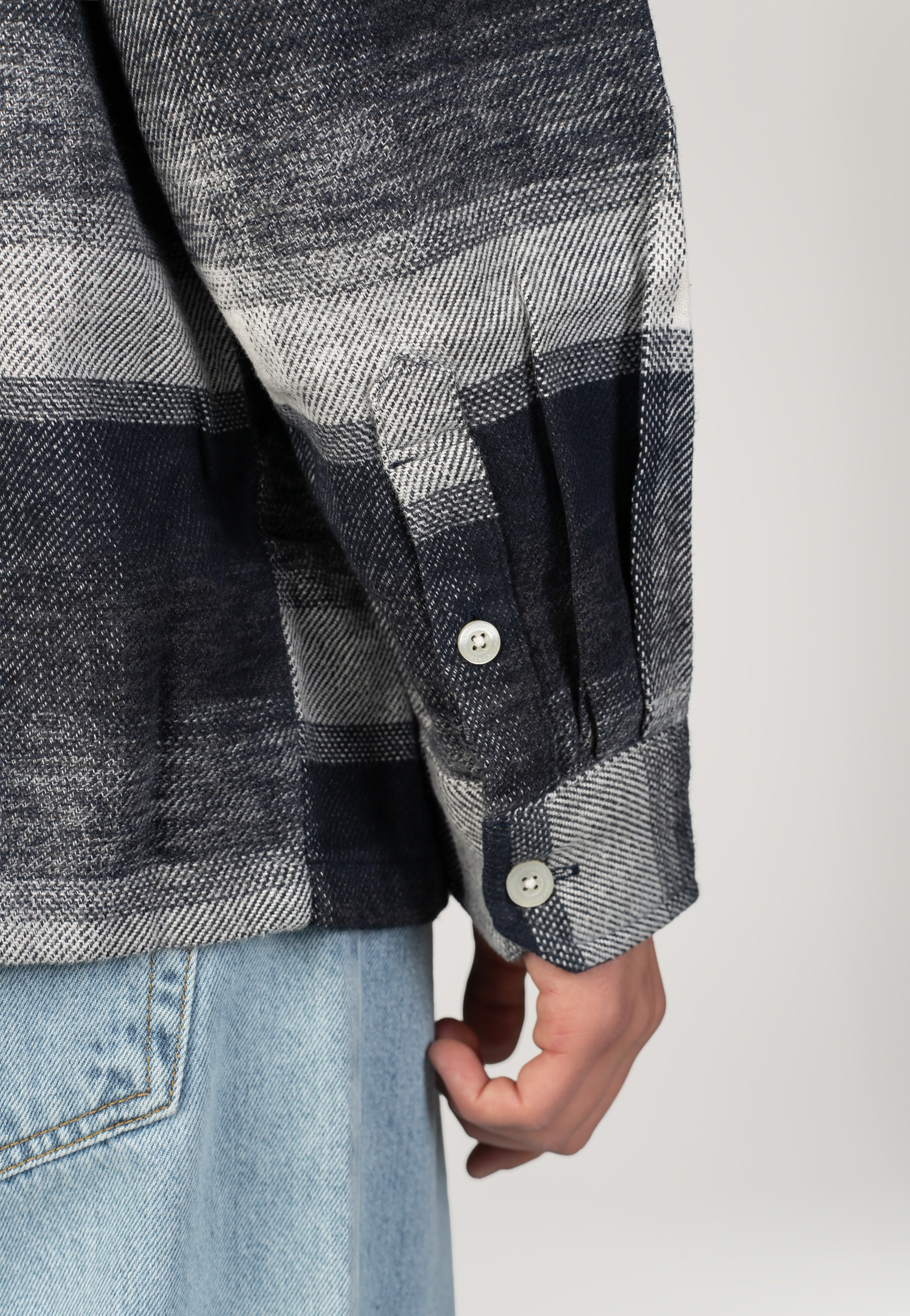 Carhartt WIP Esterson Check/Dark Navy Shirt | Men-Image