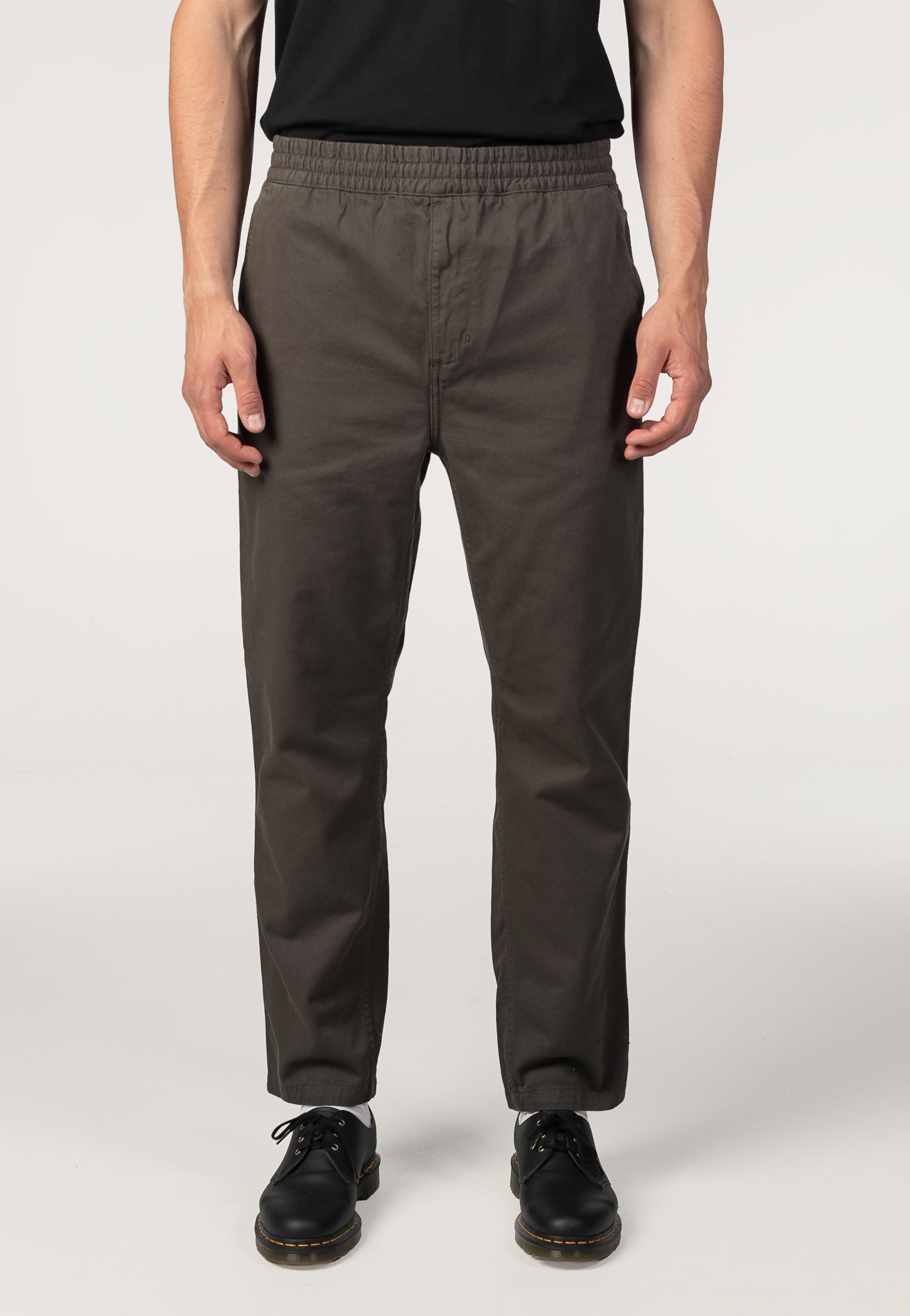 Carhartt WIP - Flint Garment Dyed Shungite - Pants | Men-Image