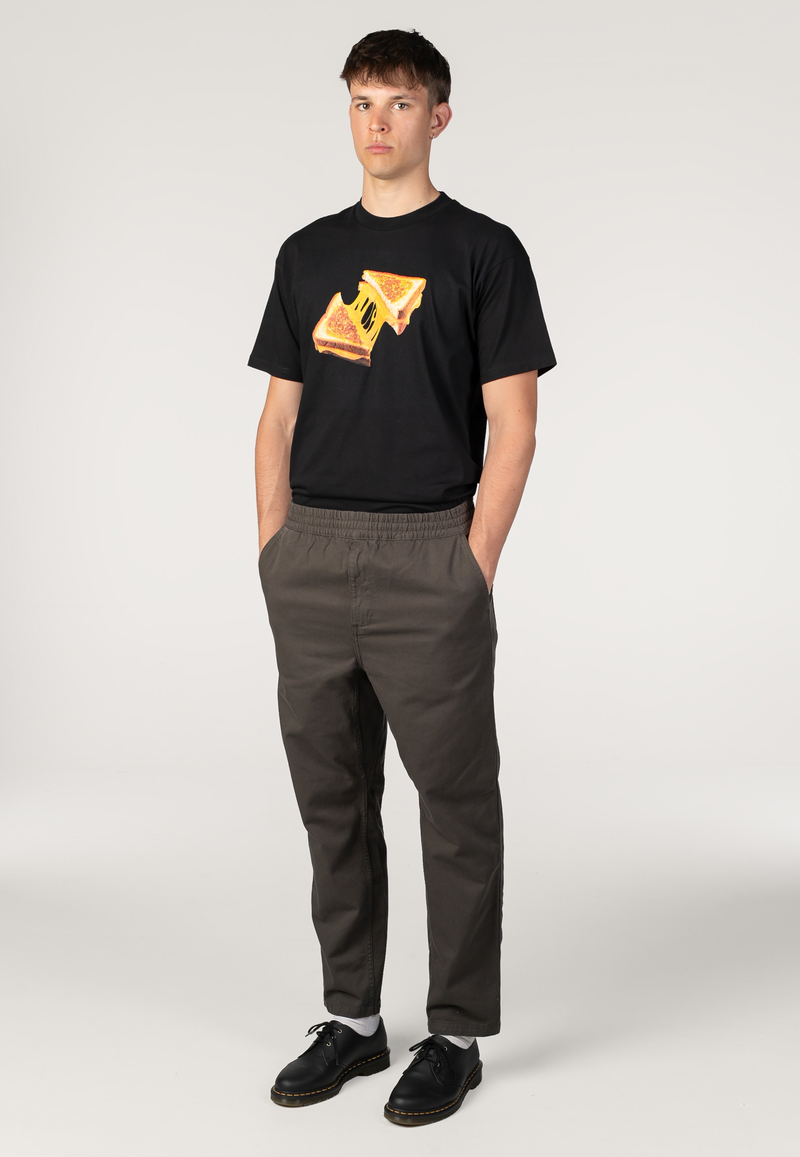 Carhartt WIP - Flint Garment Dyed Shungite - Pants | Men-Image