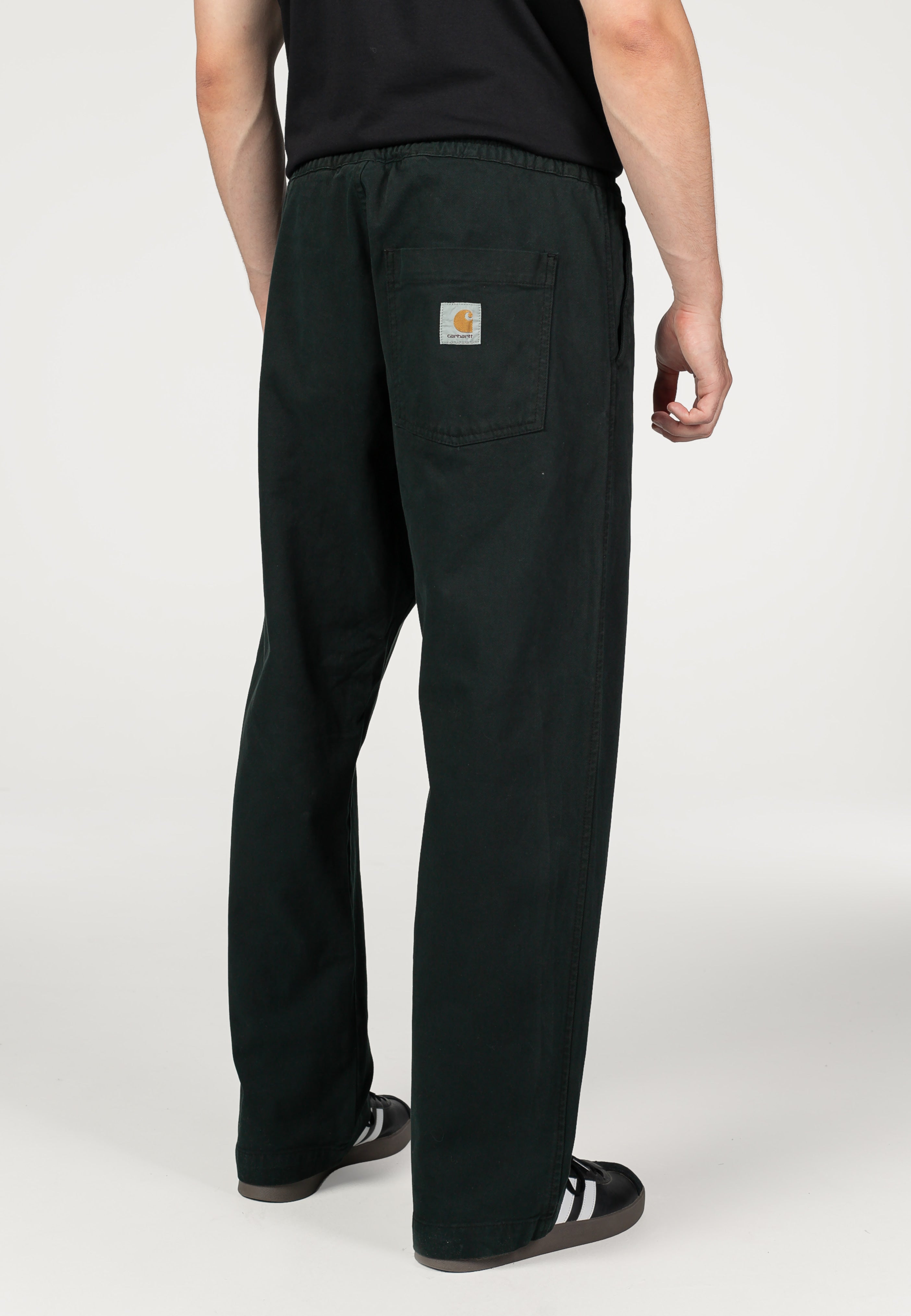 Carhartt WIP - Floyde Garment Dyed Raven - Pants | Men-Image
