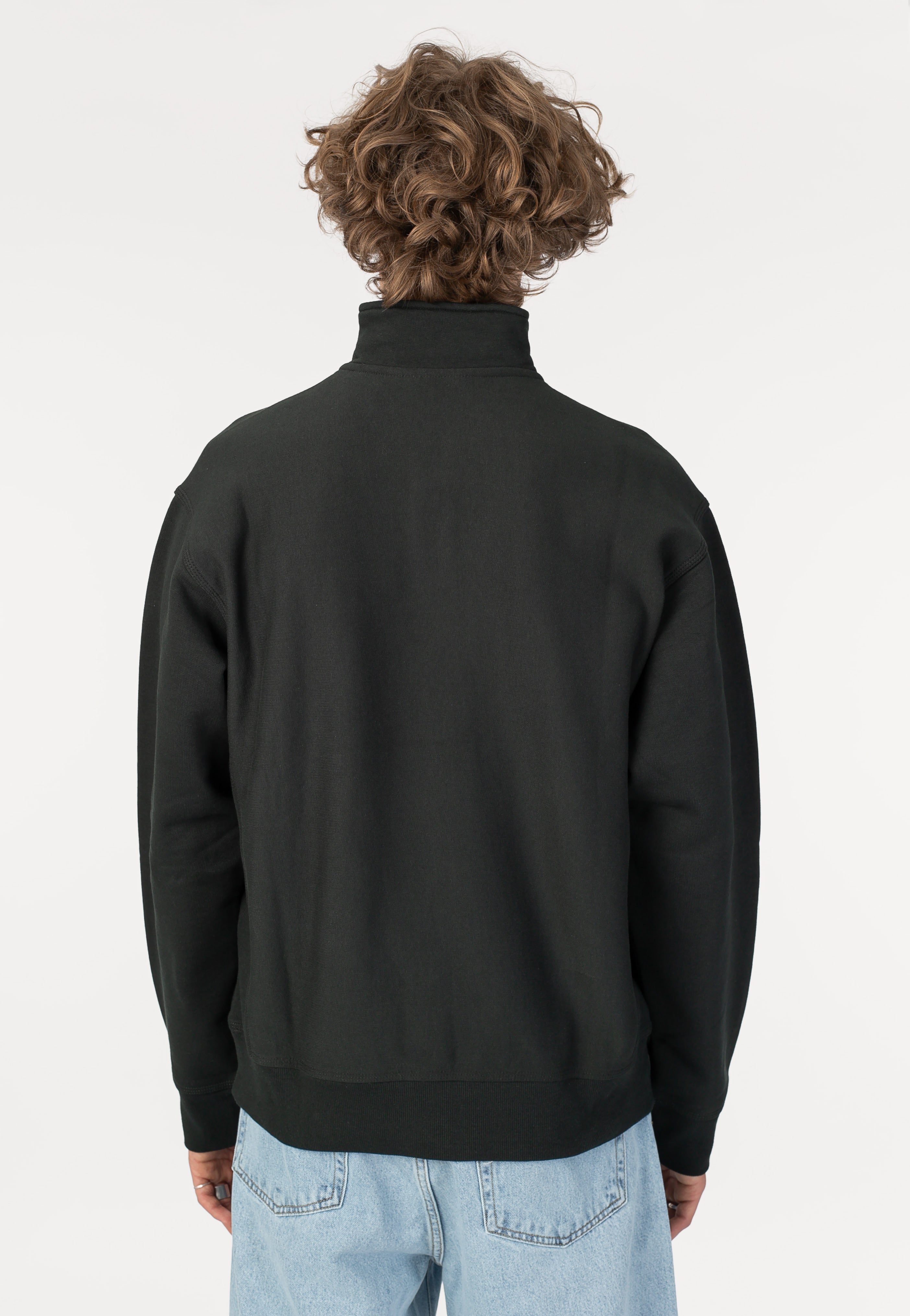 Carhartt WIP - Half Zip American Script Raven - Sweater | Men-Image
