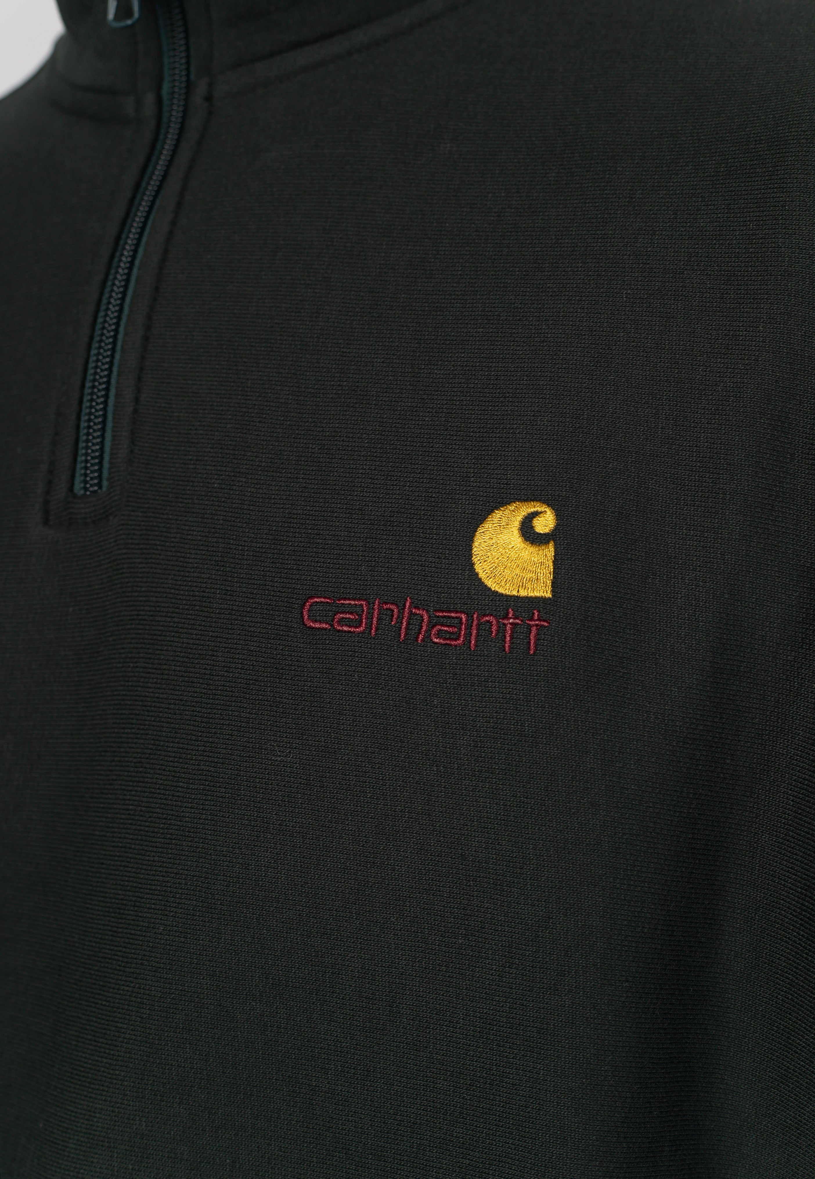 Carhartt WIP - Half Zip American Script Raven - Sweater | Men-Image
