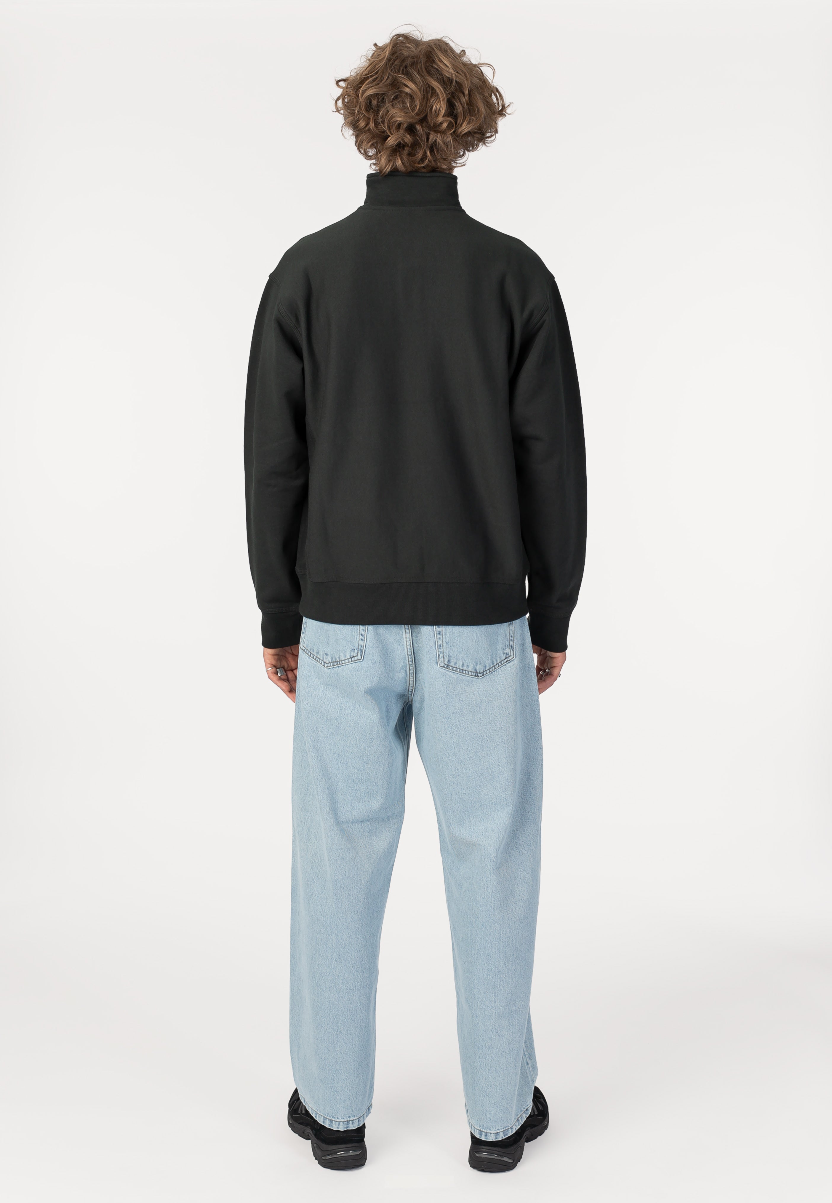 Carhartt WIP - Half Zip American Script Raven - Sweater | Men-Image