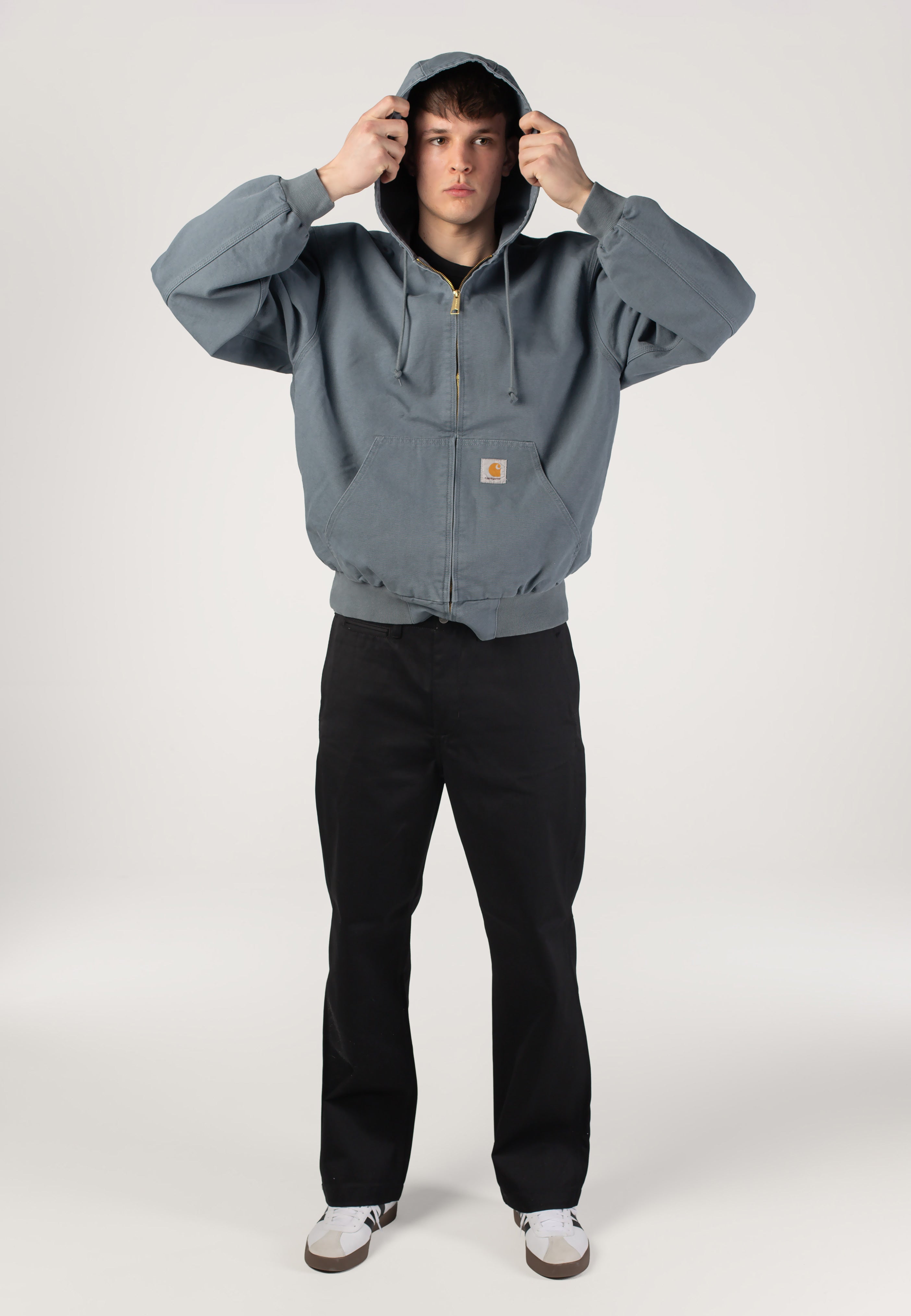 Carhartt WIP - Harold Rigid Black - Pants | Men-Image