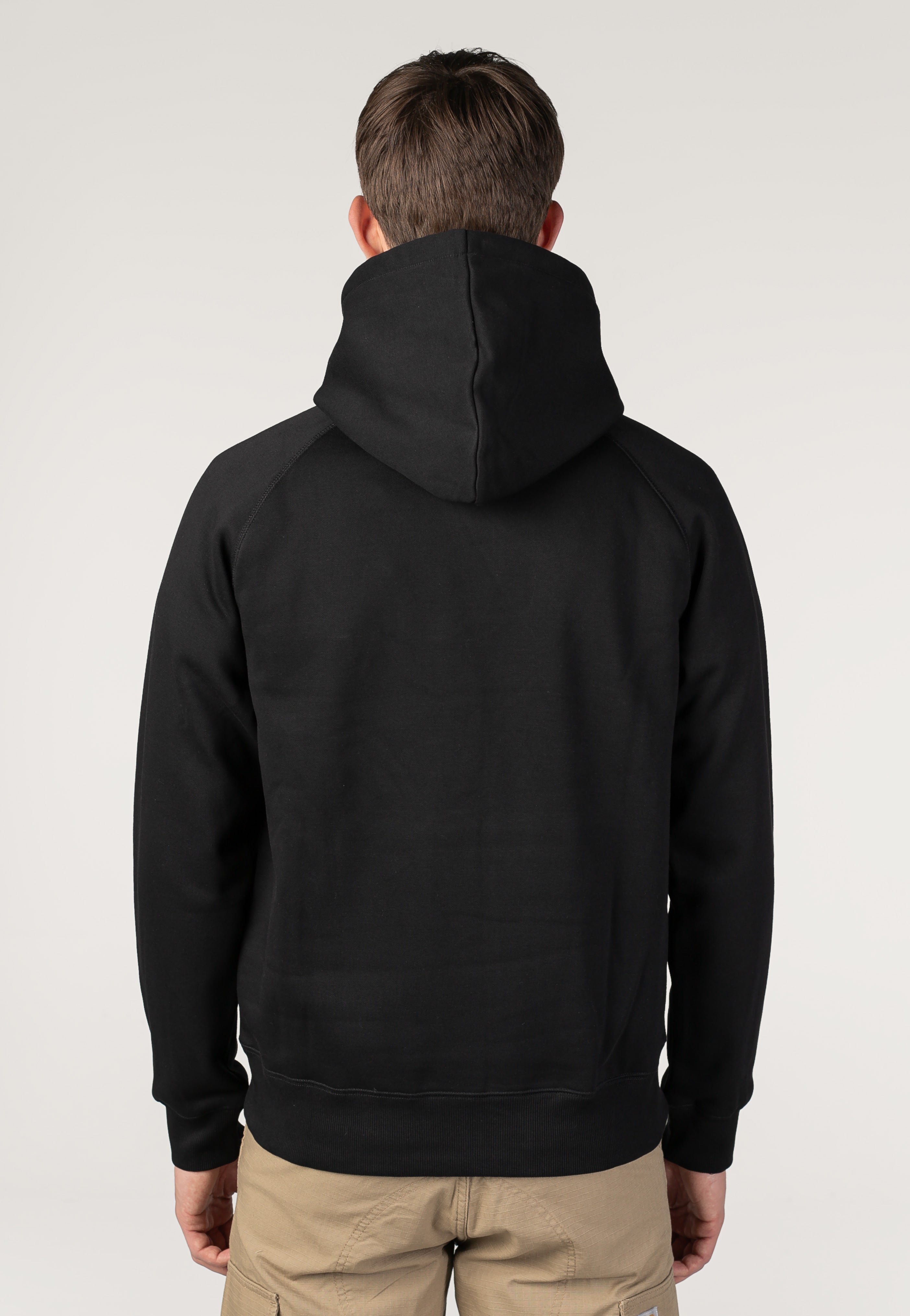 Carhartt WIP - Hooded Chase Black/Gold - Hoodie | Men-Image