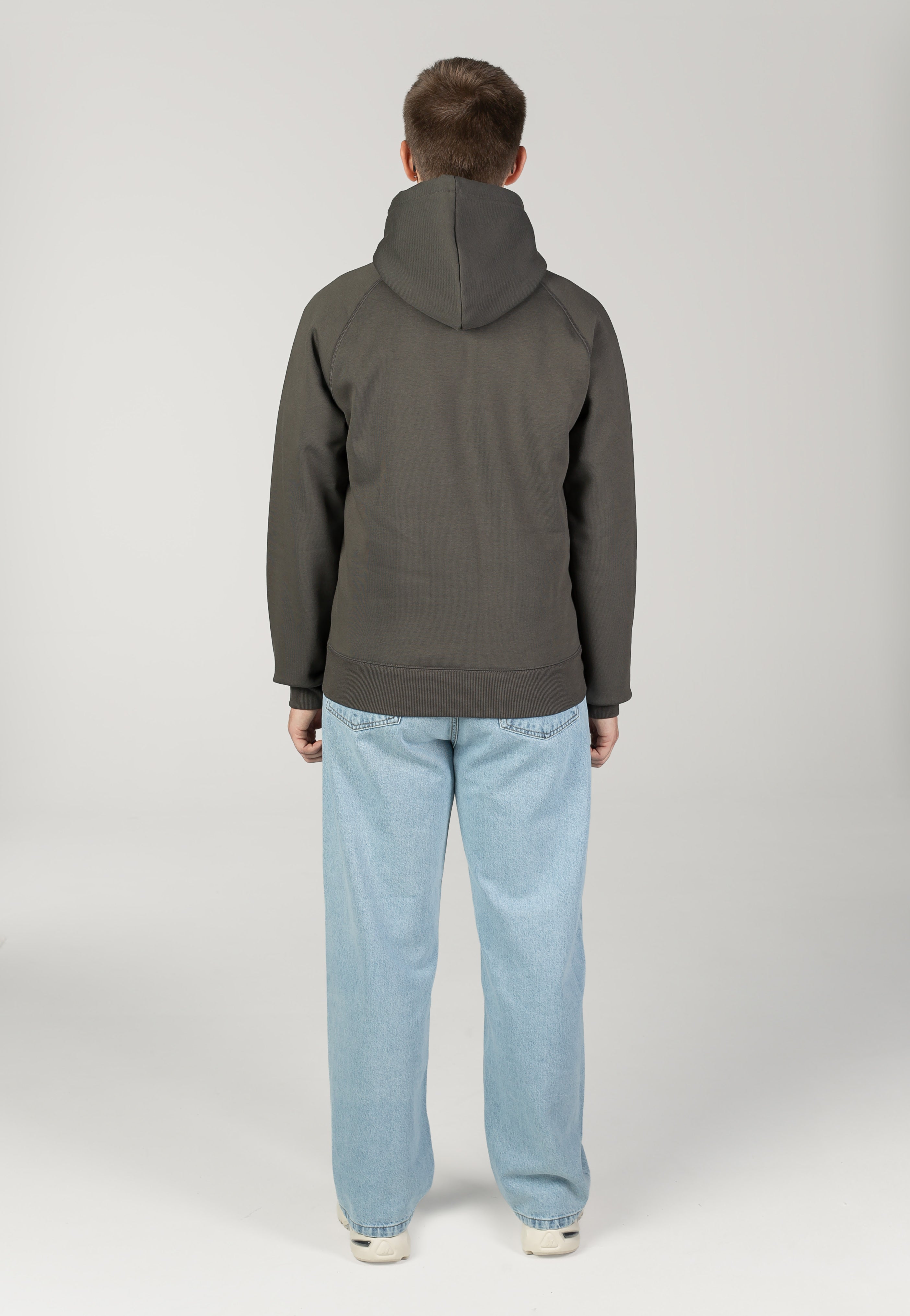 Carhartt WIP - Hooded Chase Shungite/Gold - Hoodie | Men-Image