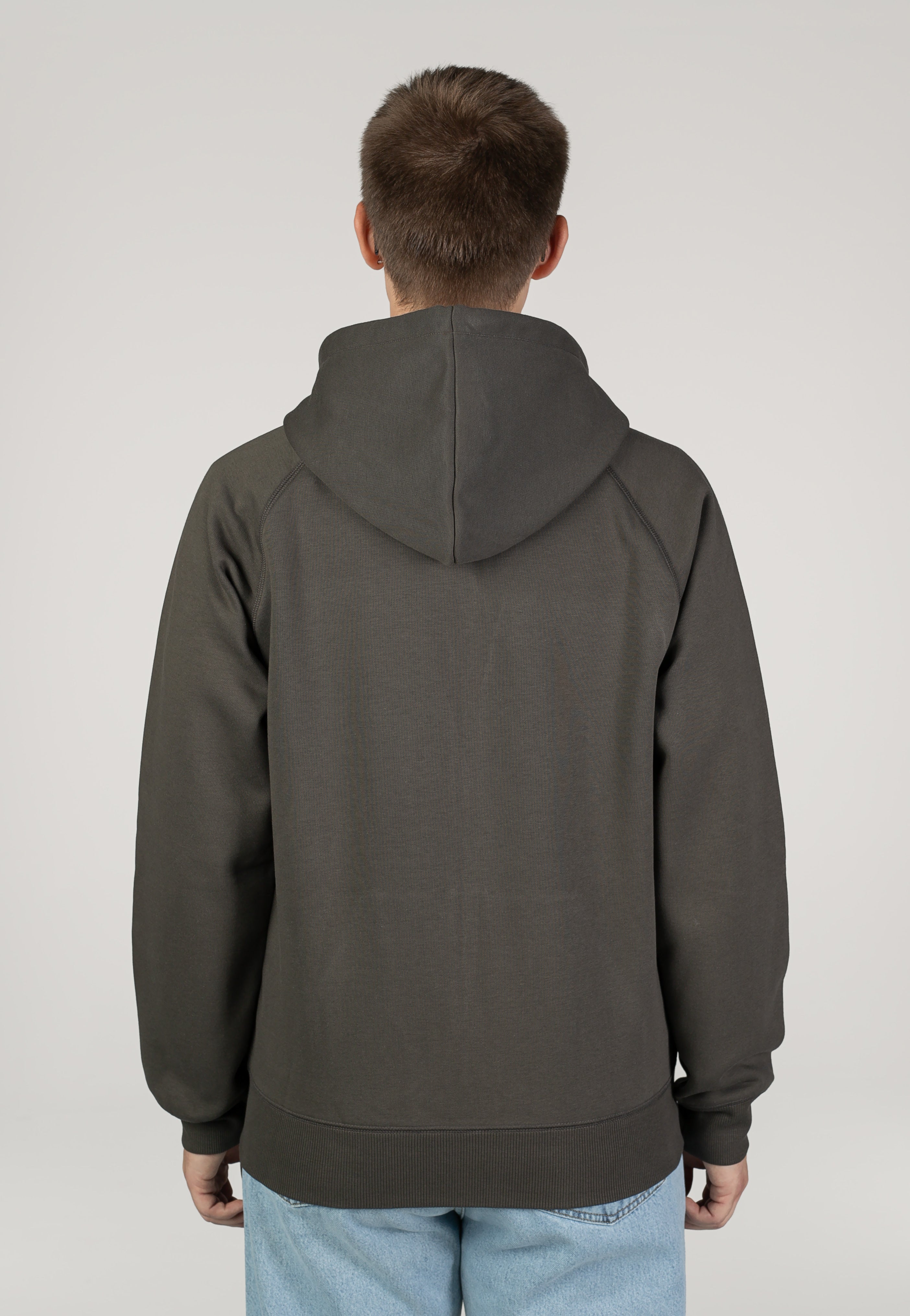 Carhartt WIP - Hooded Chase Shungite/Gold - Zipper | Men-Image