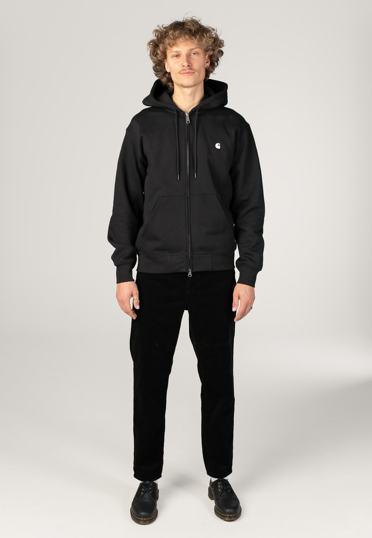 Carhartt WIP Hooded Mack Black/Wax Jacket | Men-Image