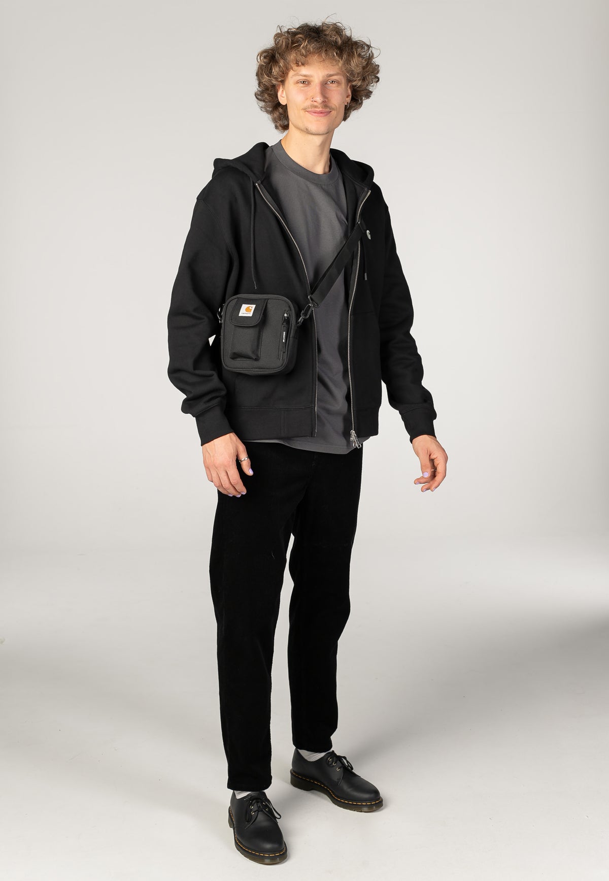 Carhartt WIP Hooded Mack Black/Wax Jacket | Men-Image
