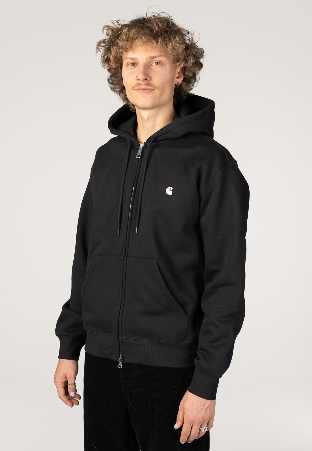 Carhartt WIP Hooded Mack Black/Wax Jacket | Men-Image