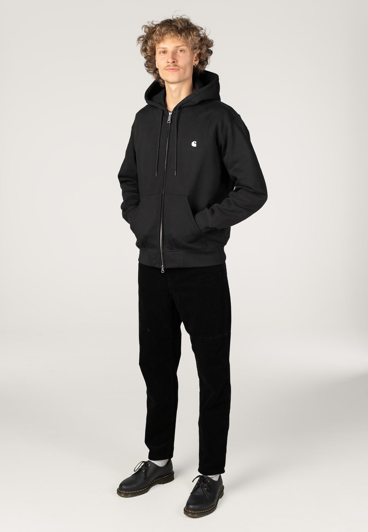 Carhartt WIP Hooded Mack Black/Wax Jacket | Men-Image