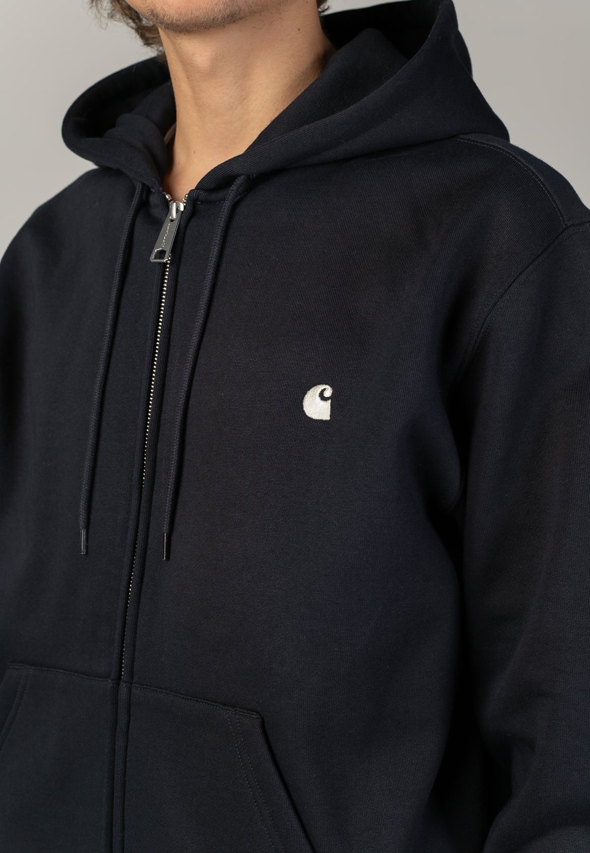Carhartt WIP Hooded Mack Dark Navy/Wax Bunda | Men-Image