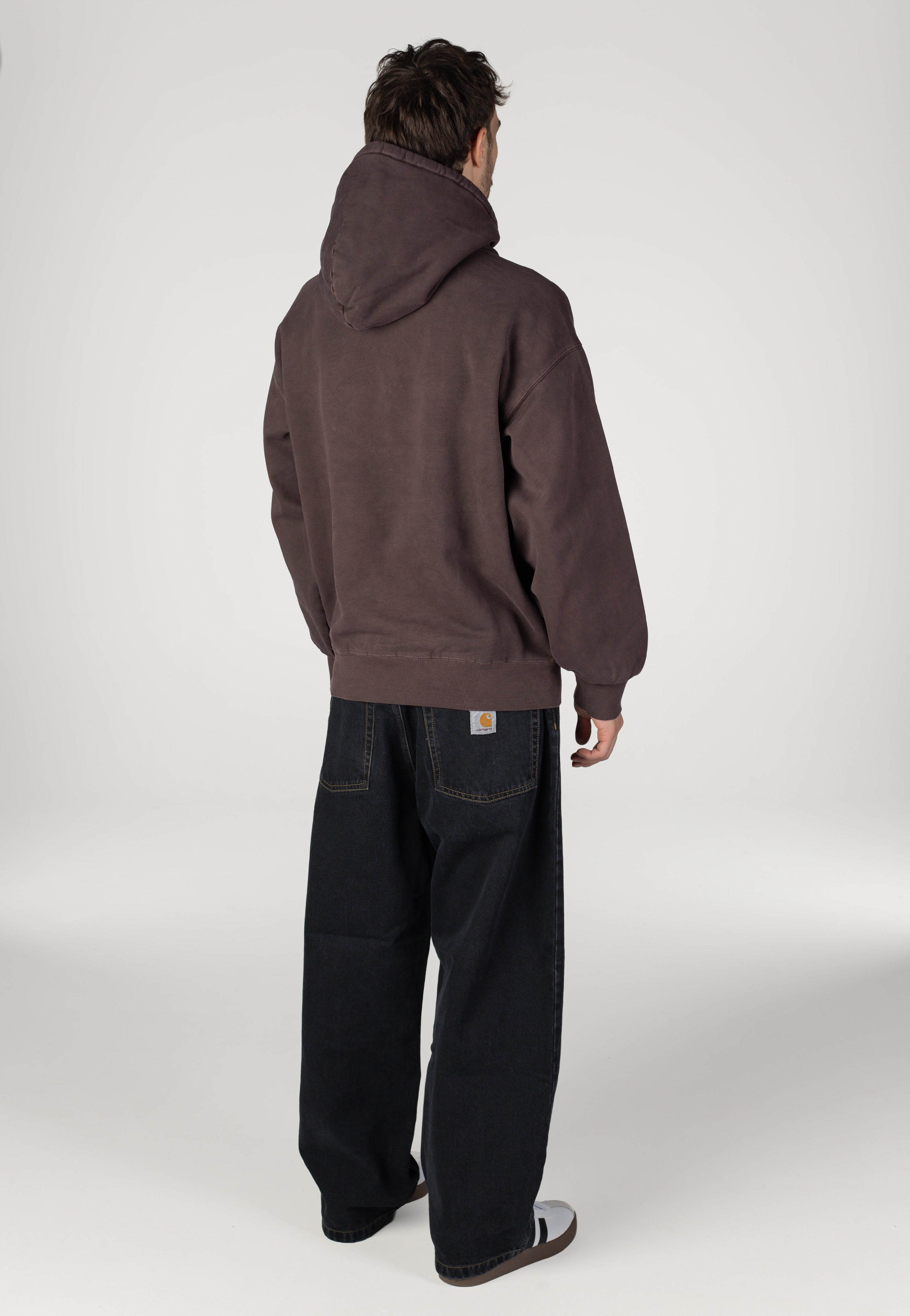 Carhartt WIP Hooded Vista Garment Dyed Palisander - Hoodie | Impericon