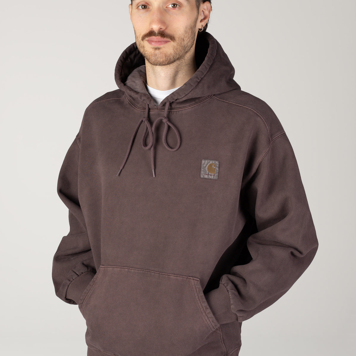 Carhartt WIP Hooded Vista Garment Dyed Palisander - Hoodie | Impericon