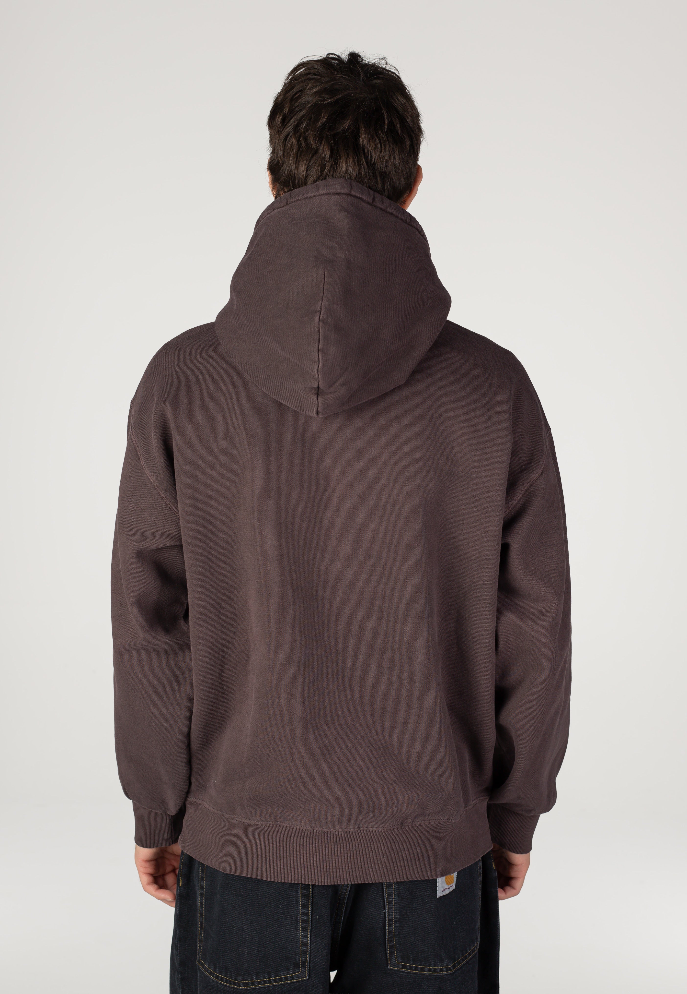 Carhartt WIP Hooded Vista Garment Dyed Palisander - Hoodie | Impericon