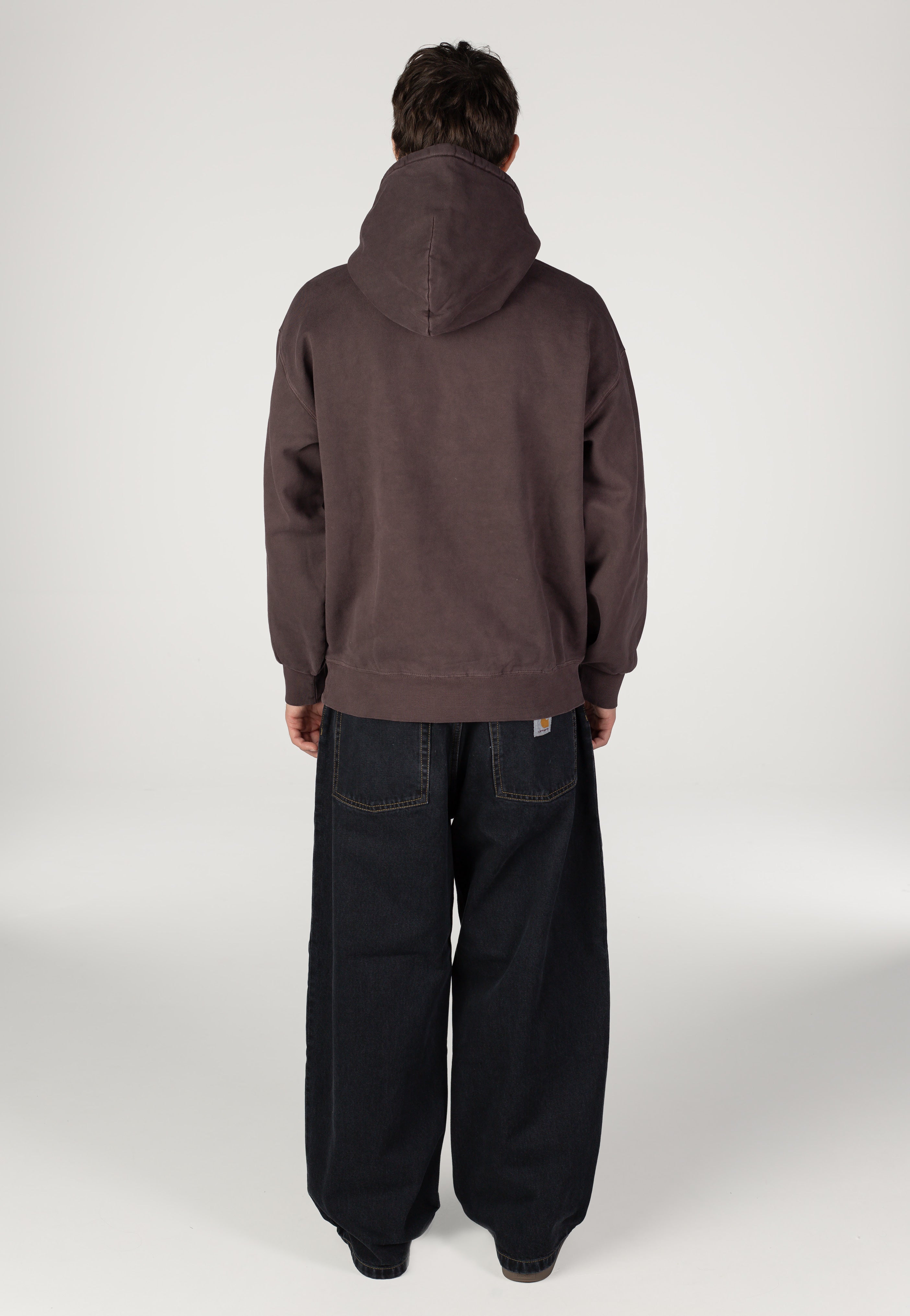 Carhartt WIP Hooded Vista Garment Dyed Palisander - Hoodie | Impericon