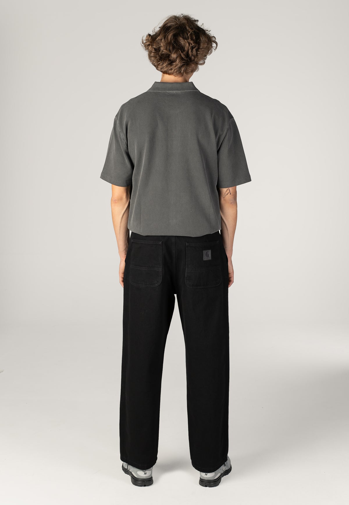 Carhartt WIP Jace Rinsed Black Jeans | Men-Image