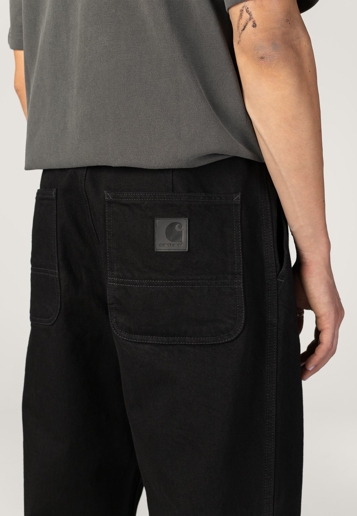 Carhartt WIP Jace Rinsed Black Jeans | Men-Image