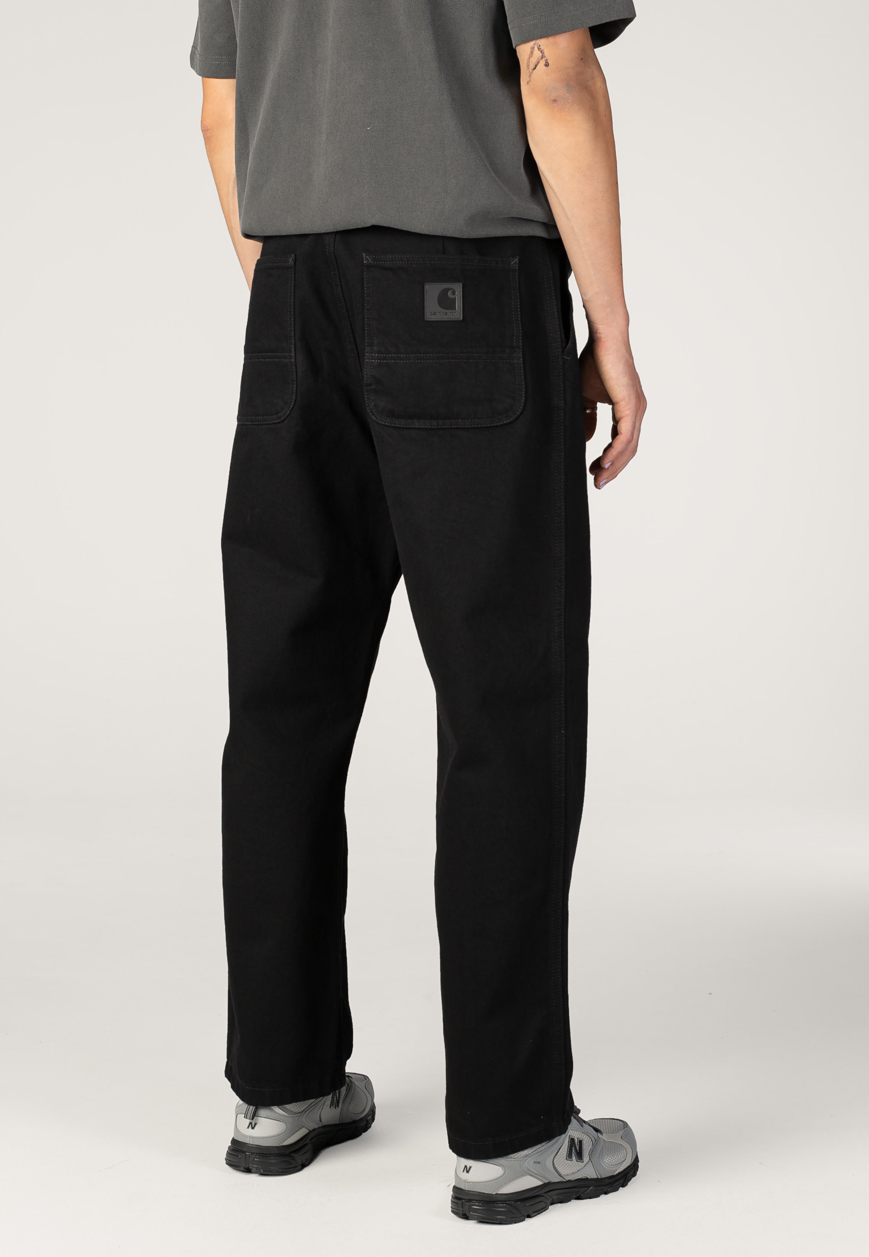 Carhartt WIP Jace Rinsed Black Jeans | Men-Image