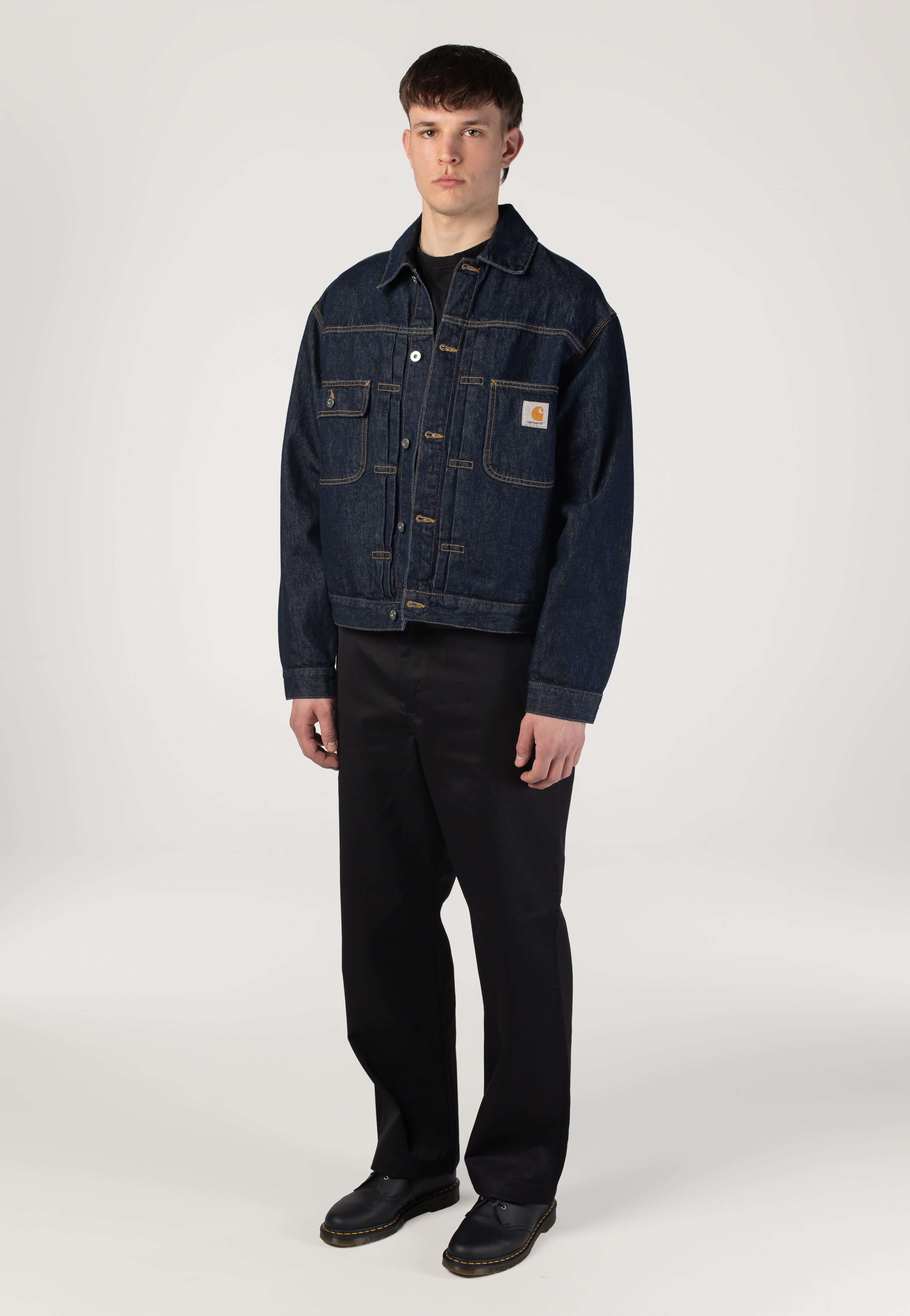 Carhartt WIP - Belmar Rinsed Blue - Jacket | Men-Image