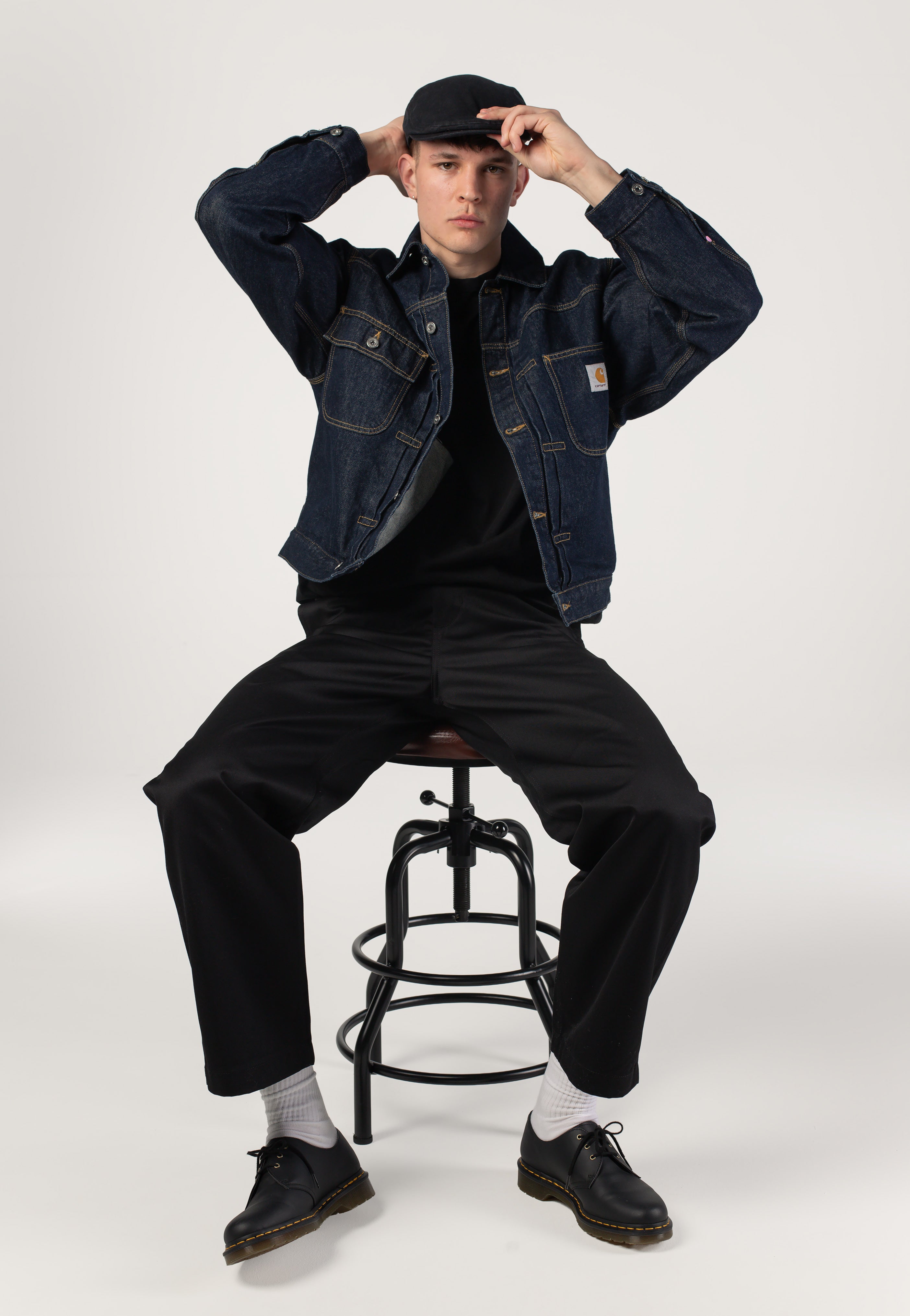 Carhartt WIP - Jet Cargo Rinsed Black - Pants | Men-Image