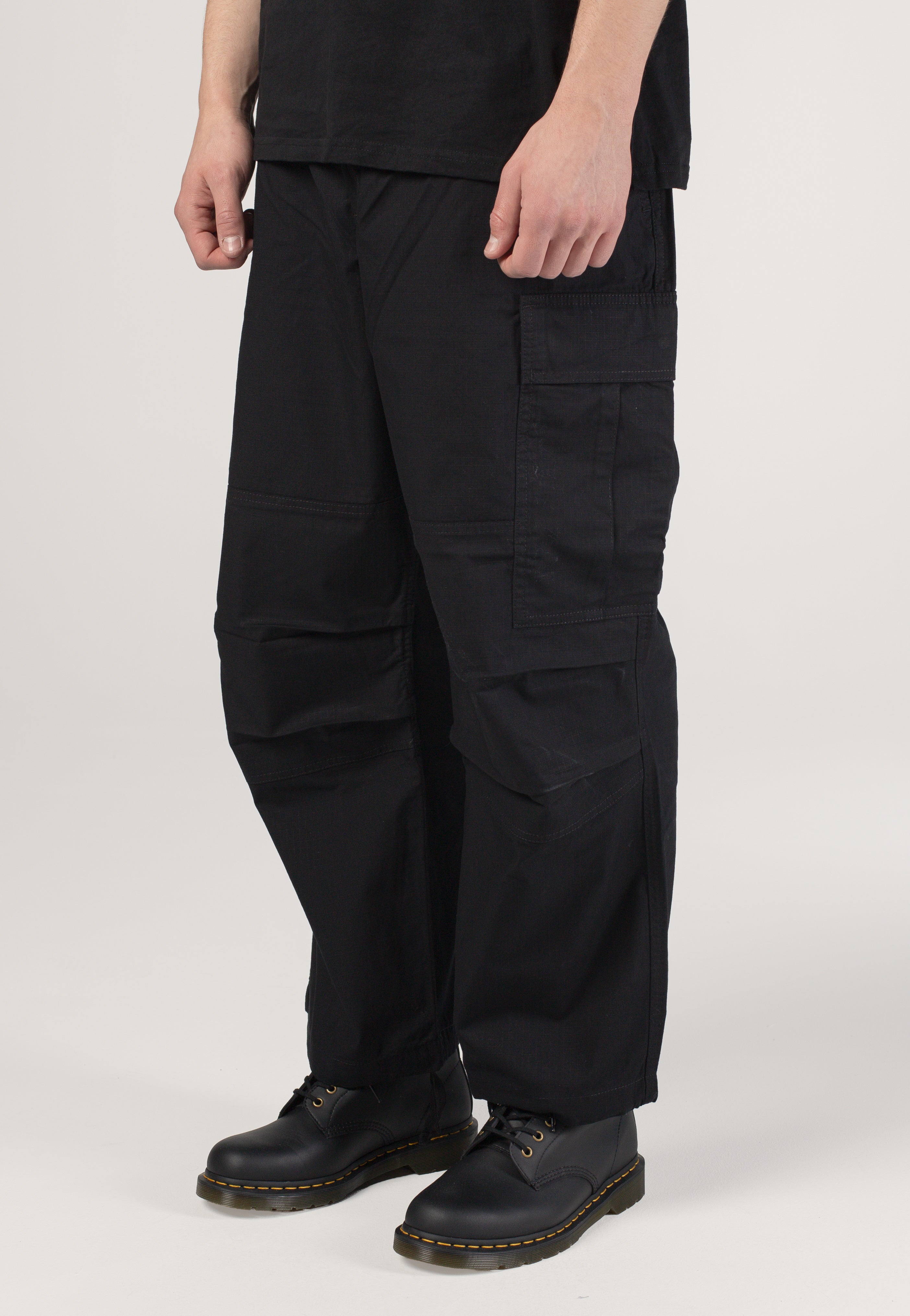 Carhartt WIP - Jet Cargo Rinsed Black - Pants | Men-Image