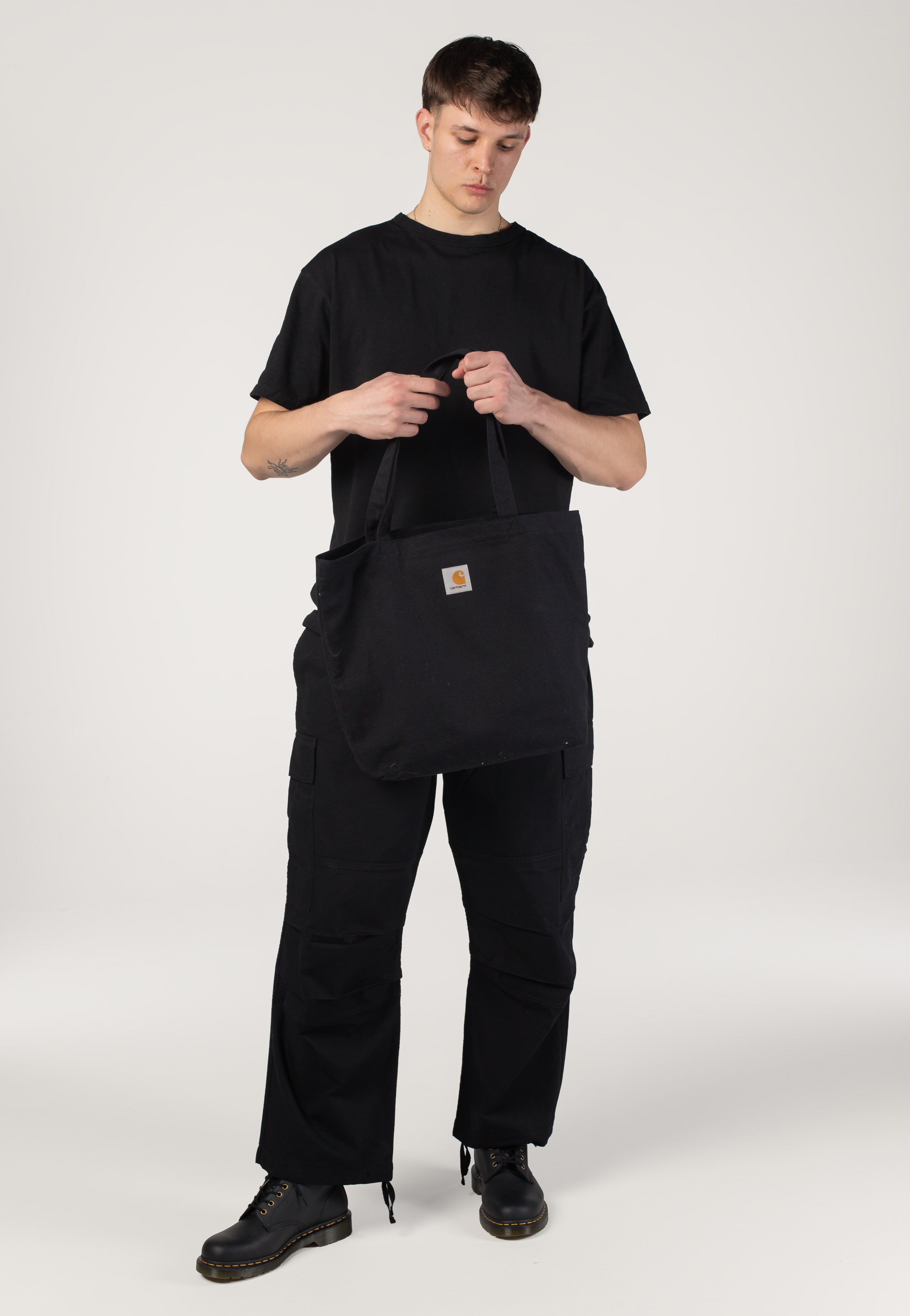 Carhartt WIP - Jet Cargo Rinsed Black - Pants | Men-Image